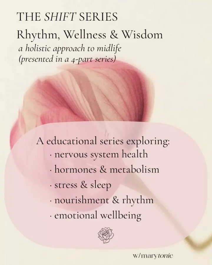 ⚘ Save the dates ⚘

⟠ The Shift Series is coming to The Giving Room in Southold.

⟠ A four-part exploration of the midlife transition through the lens of whole-being wellness. Together, we&rsquo;ll explore this season not as something to fear or fix,