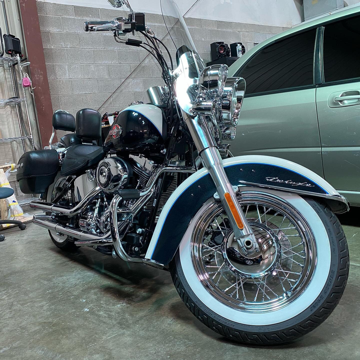 Always fun getting a motorcycle in! This Harley came in for a thorough wash, bug removal, and chrome polishing. #pittsburghdetailing #harleybikelife #harleydavidson #harleymotorcycles @detailkingofficial #seriouslyclean