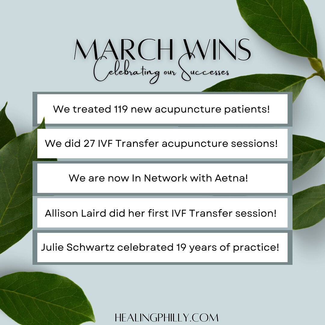 We wrapped up the month of March with some major successes for our patients and practitioners 💥 What did you achieve in March? Tell us in the comments below and give yourself a warm pat on the back 🥰⁠ Here we come, April!