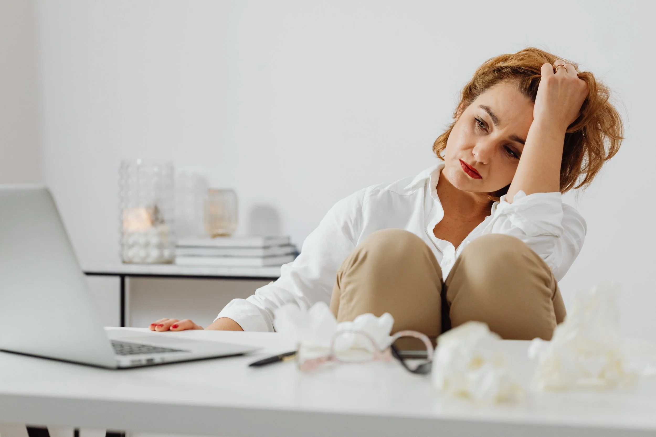 Frustrated woman