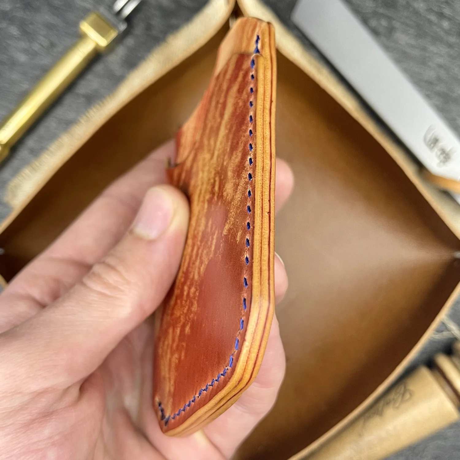 Shell Cordovan Lonny Smalls — Corbin Lane Leather Co