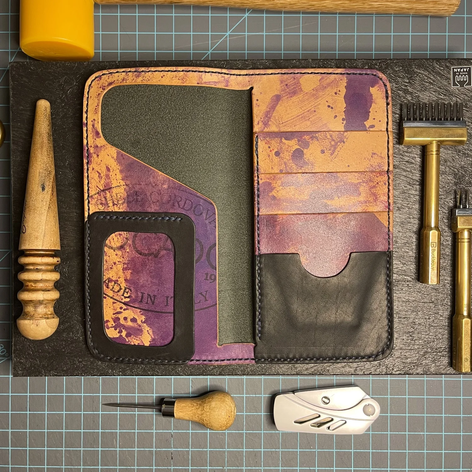 Shell Cordovan David — Corbin Lane Leather Co