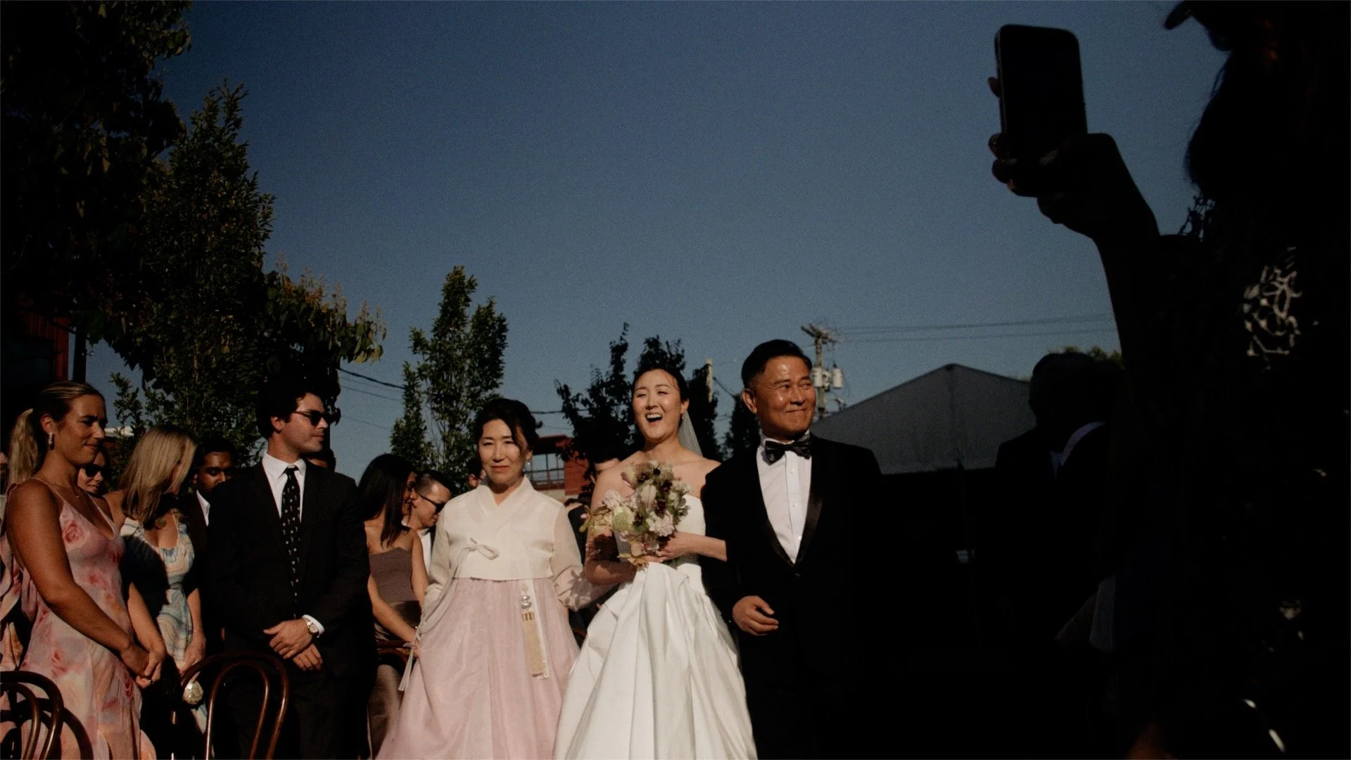 Korean family wedding ceremony.