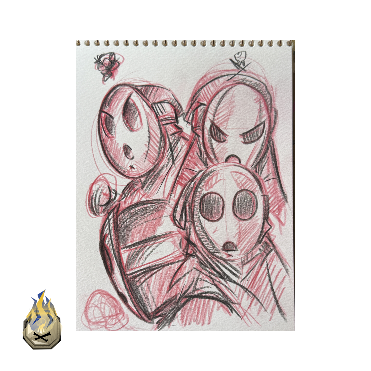 woodend nickel: shy guy (sketch)