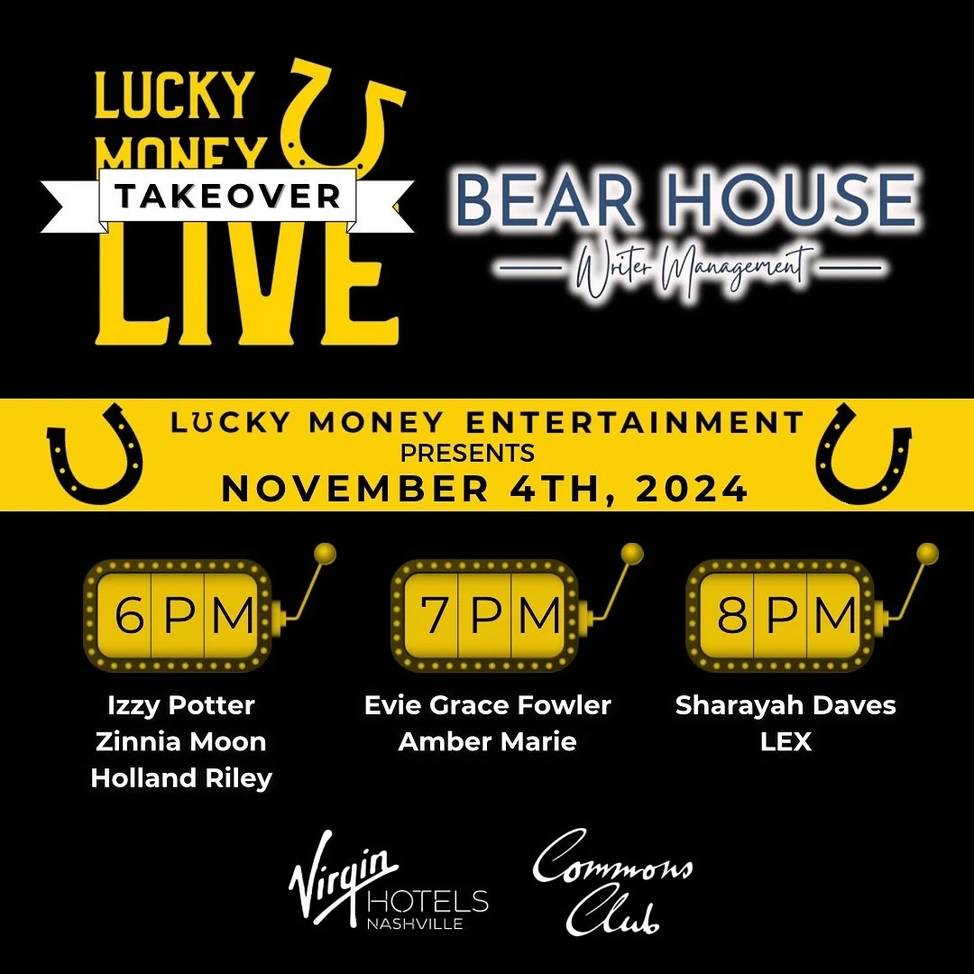 We can&rsquo;t wait for @bearhousewritermanagement to takeover @commonsclubnsh this Monday night! Come hear what these @belmontu songwriters have been cookin up lately! 🔥