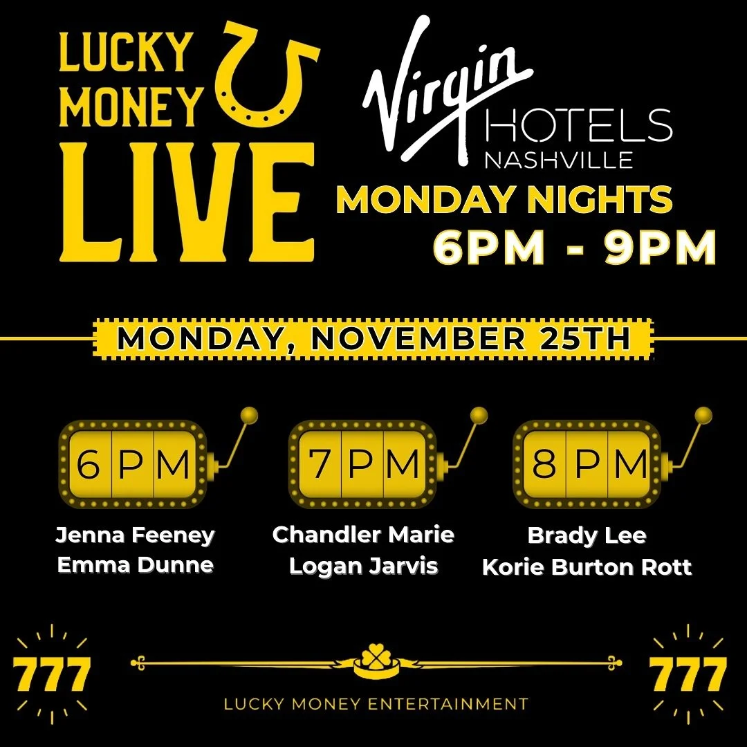 This Monday night!! We will be on the rooftop at The Pool Club @virginhotelsnsh 🤩 Come hang and hear some original songs!
