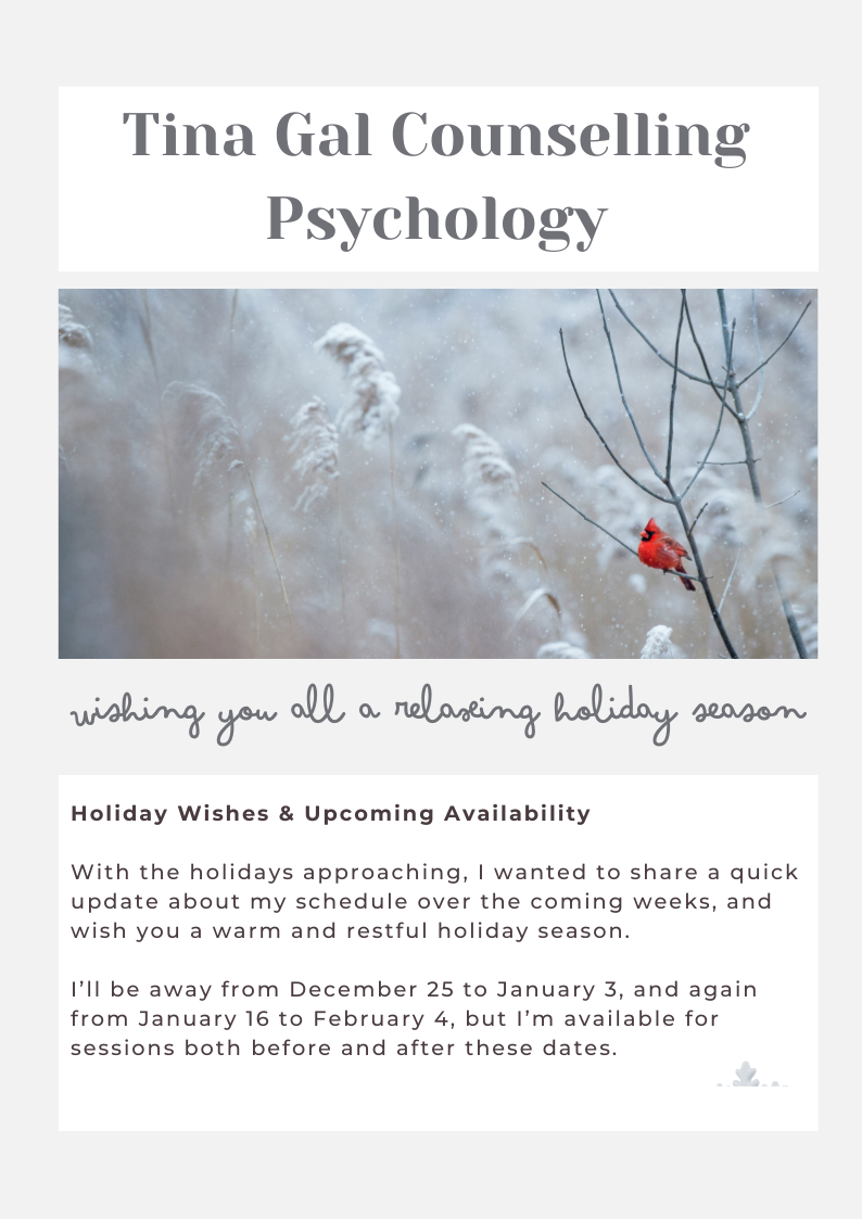 Holiday Schedule and Availability in Edmonton and Whitecourt