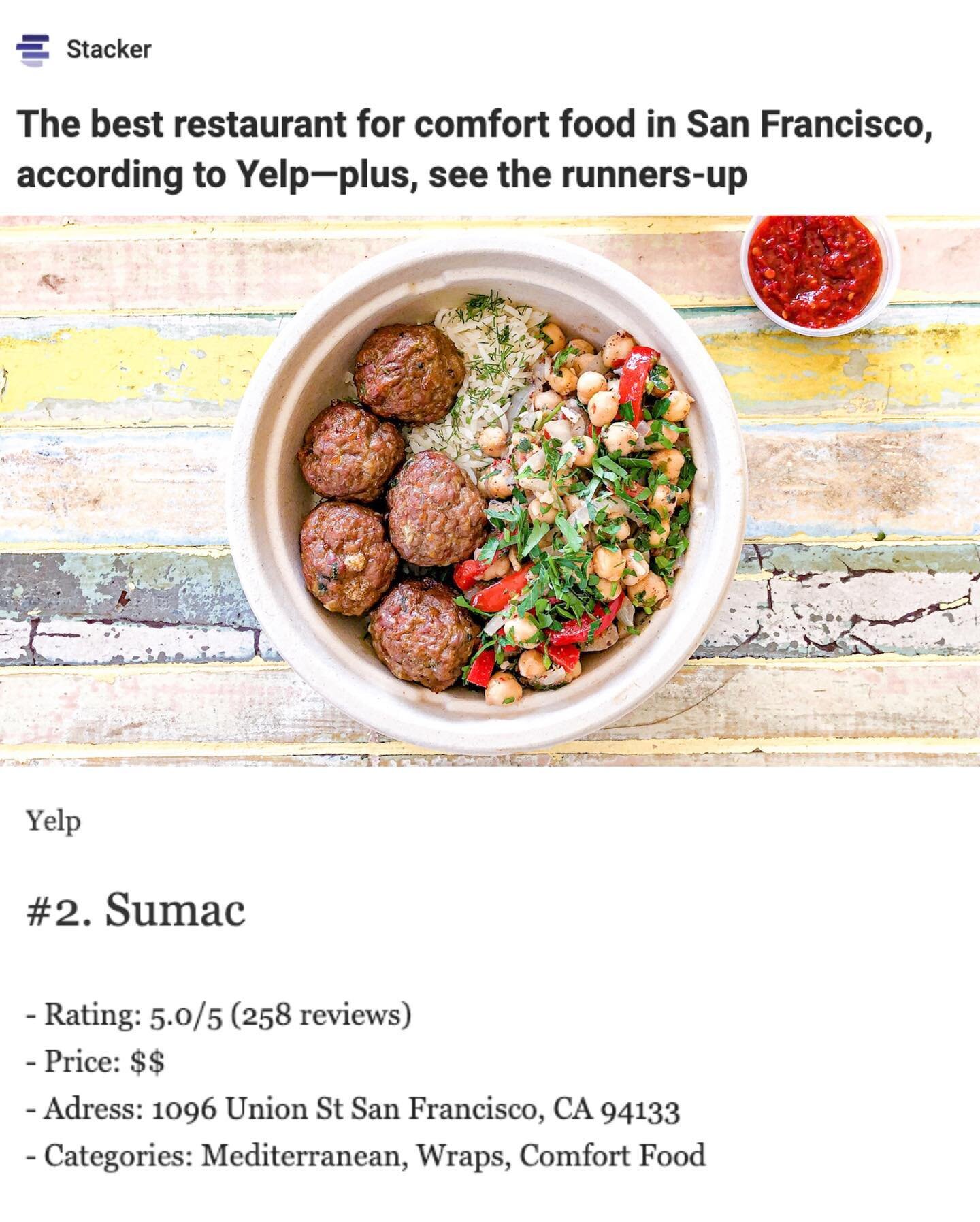 🎖️We're thrilled to earn the second spot in Stacker's Yelp ranking of the highest-rated comfort food restaurants in San Francisco! 🎉🥳

Order Now 👉 GastrobotEats.com 🛒
.
.
.
.
#comfort #comfortfood #stacker #newsbreak #yelp #yelpbayarea #bowl #sa