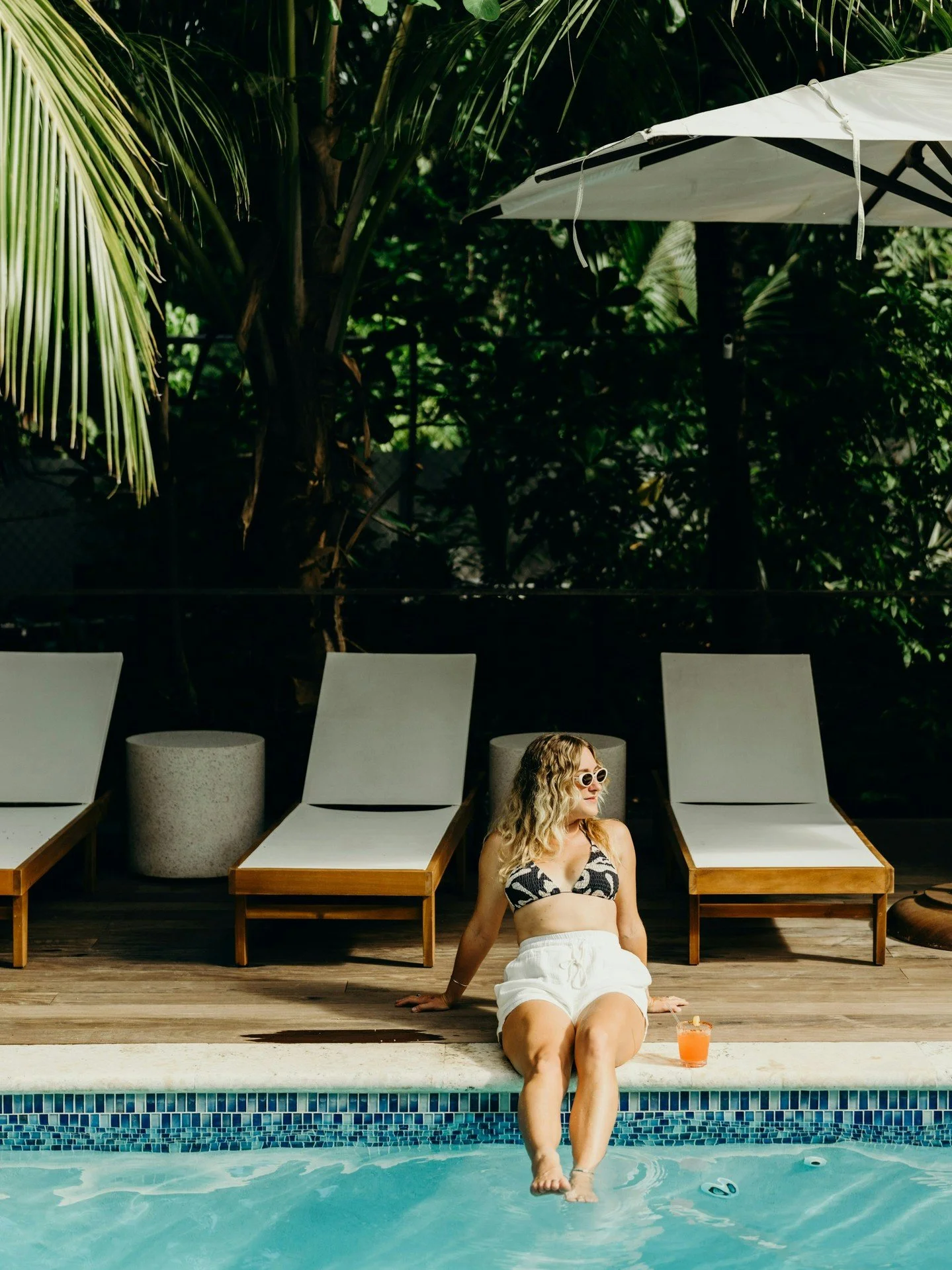 Sun overhead, cocktail in hand, and nowhere else to be. This is your reminder to start planning spring break in St. Thomas &rarr; poolside at The Hideaway at Hull Bay 🌊✨

---
#stthomasvirginislands #stthomasusvi #usvirginislandsstthomas #usvi #usvir