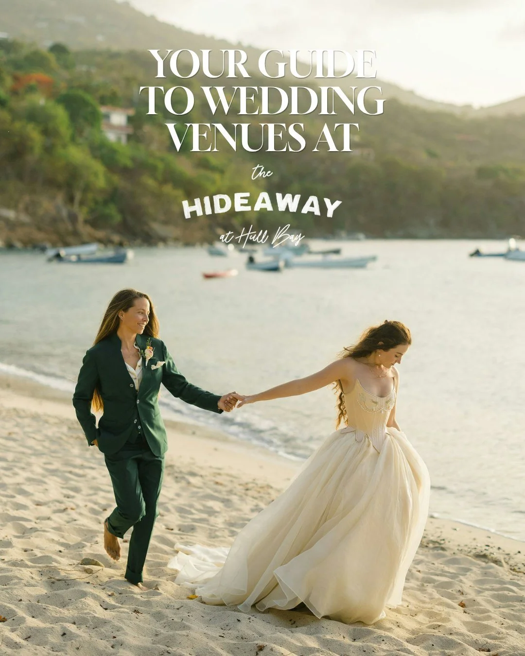 Why choose when you can have it all? Swipe to see all that The Hideaway has to offer &amp; reach out to our in-house wedding planner today! 
...
#usvi #virginislands #destinationwedding #islandwedding #weddingvenue