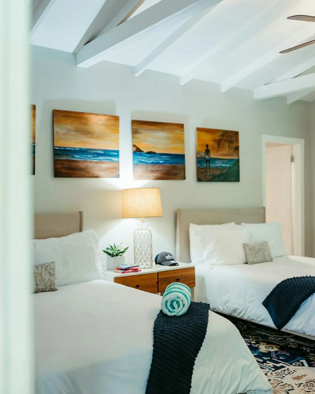 Meet Cottage 1! For the families whose kids have officially outgrown the &ldquo;you two can share&rdquo; arrangement. 😂

With two bedrooms, one king bed, and two double beds, there&rsquo;s room for everyone to get comfortable.

More beach days, less