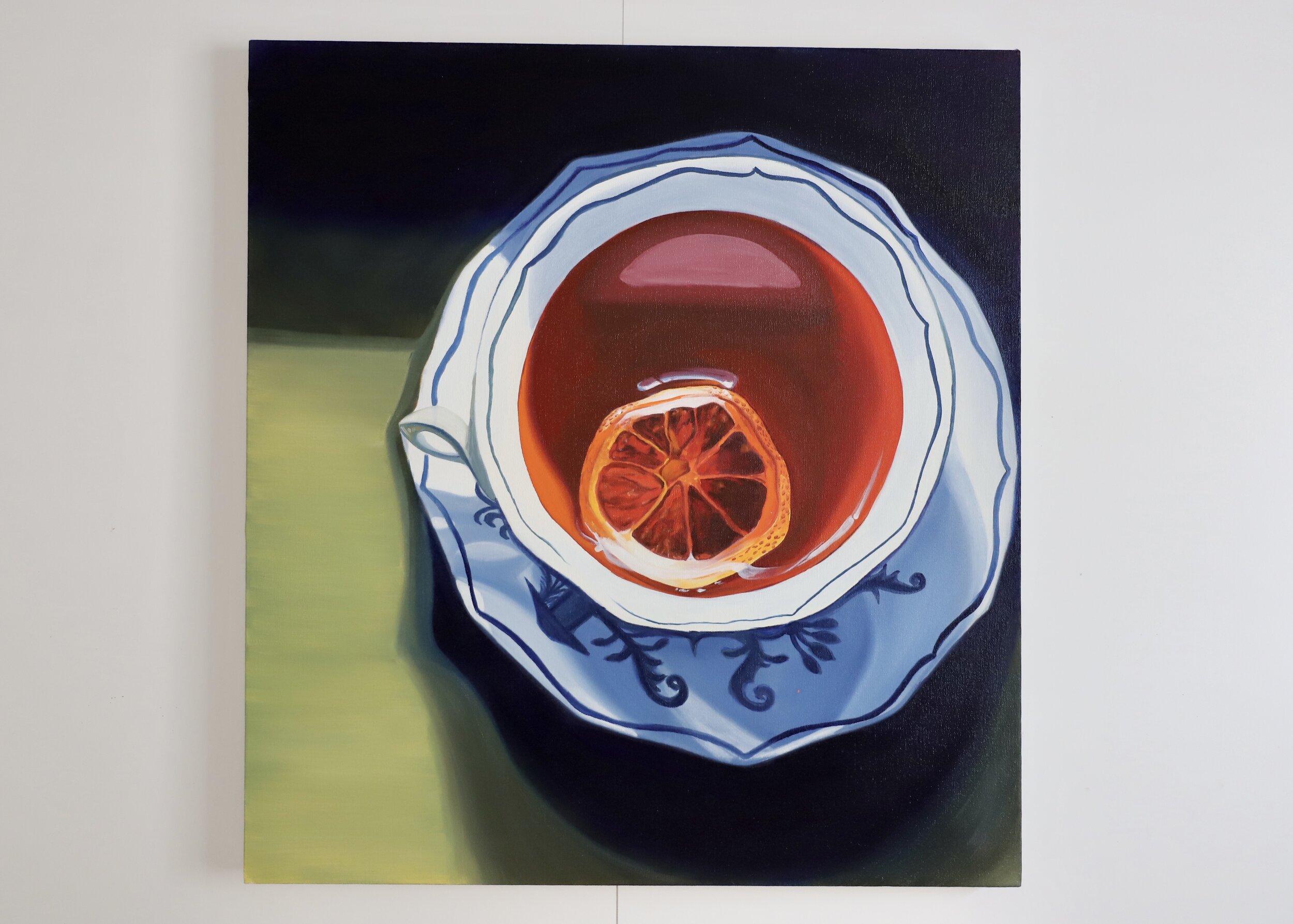 Cuppa Tea
26x29 oil on canvas