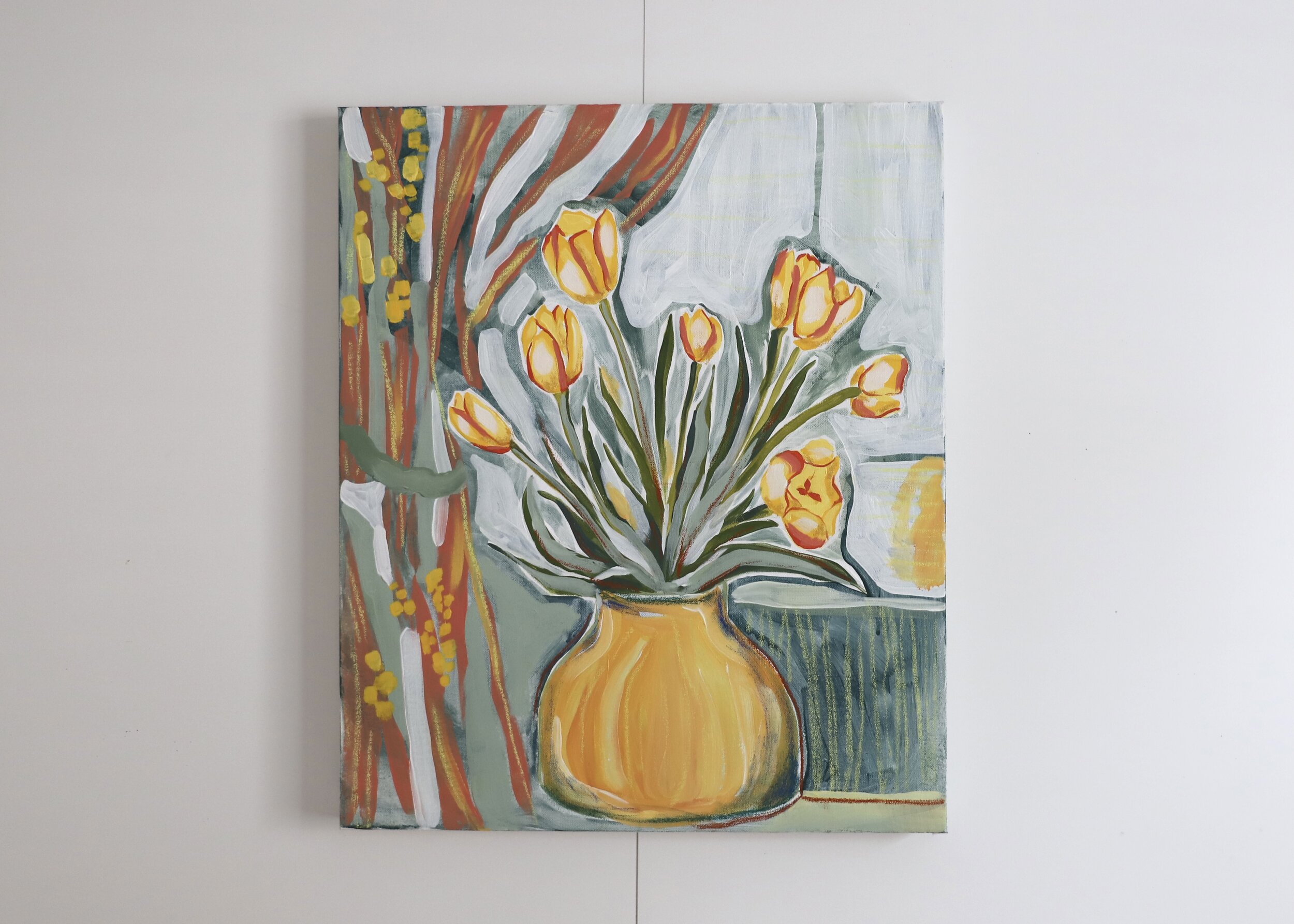 Tulips
20x24 mixed media on canvas