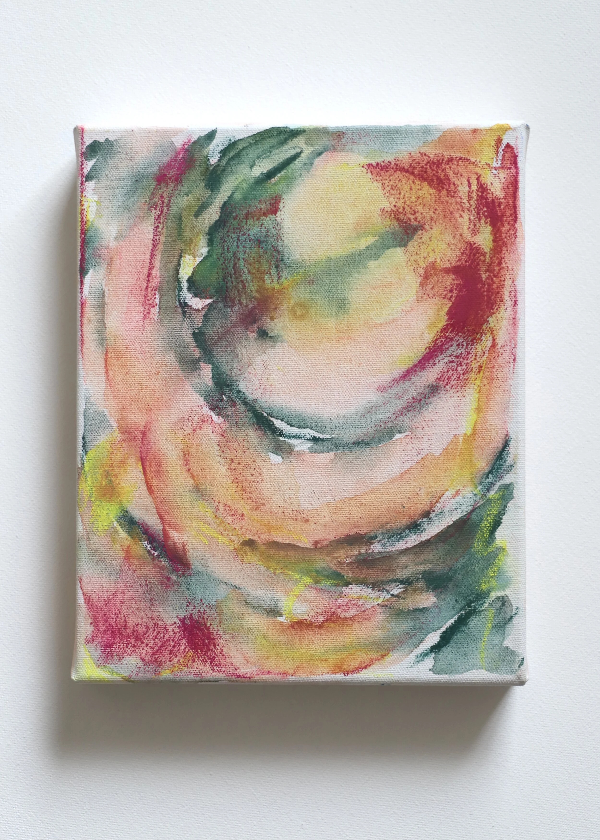 Candy Skies
8x10 mixed media on canvas