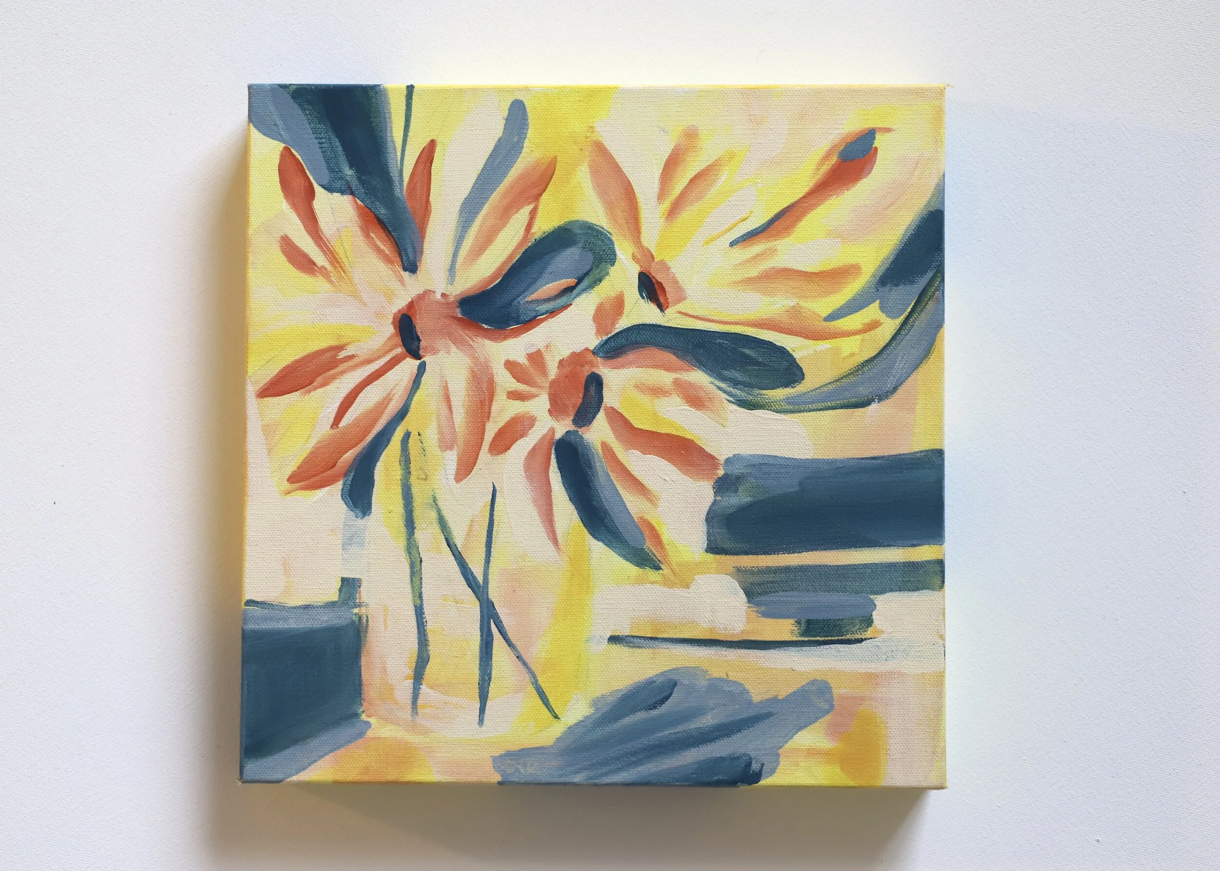 Hello Sunshine
12x12 acrylic on canvas