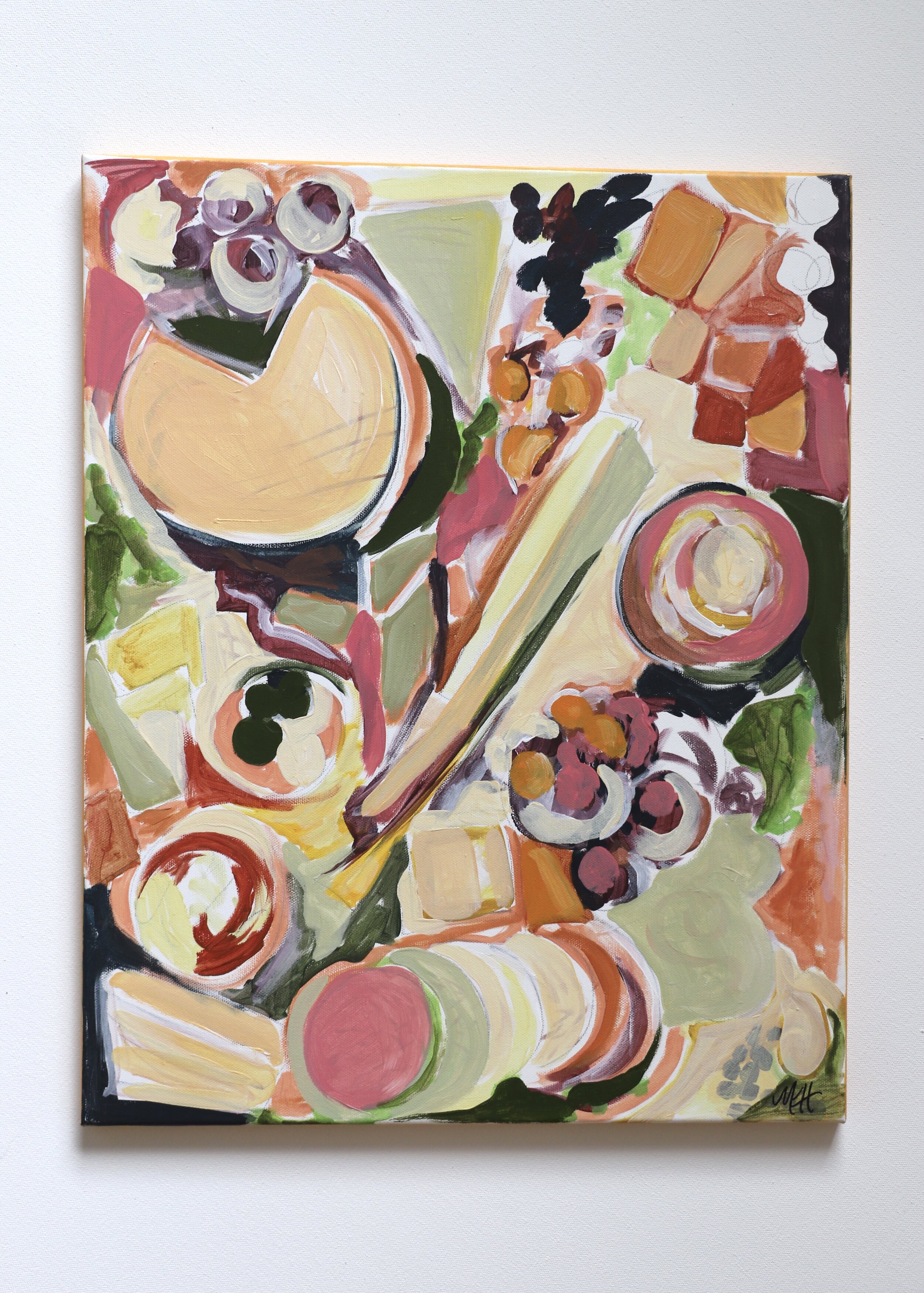 Snack Time- But Make It Fancy
16x20 acrylic on canvas