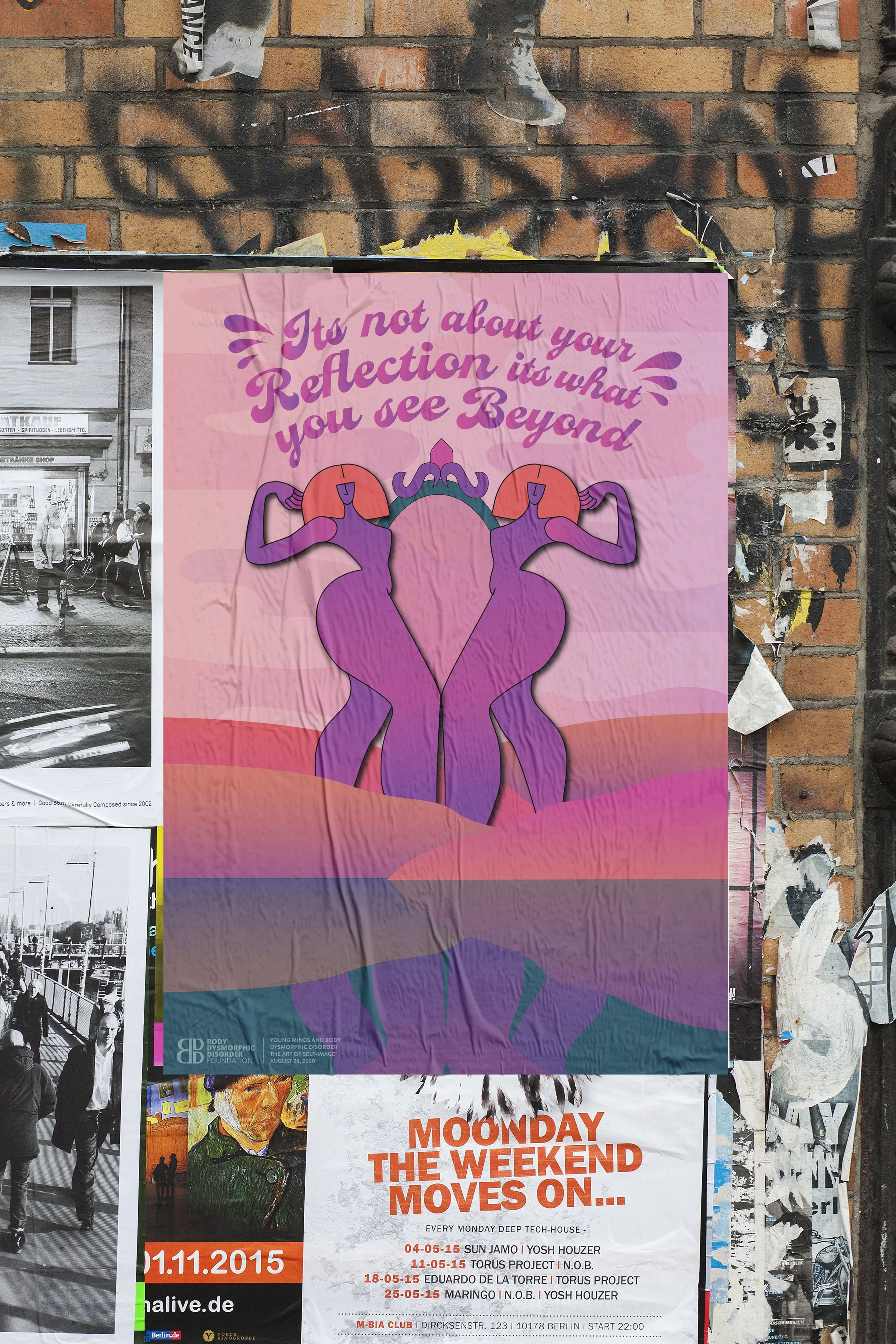 Body Dysmorphia Poster Series — Erynn Designs