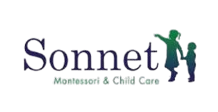 Sonnet logo with a green child holding an adult's hand