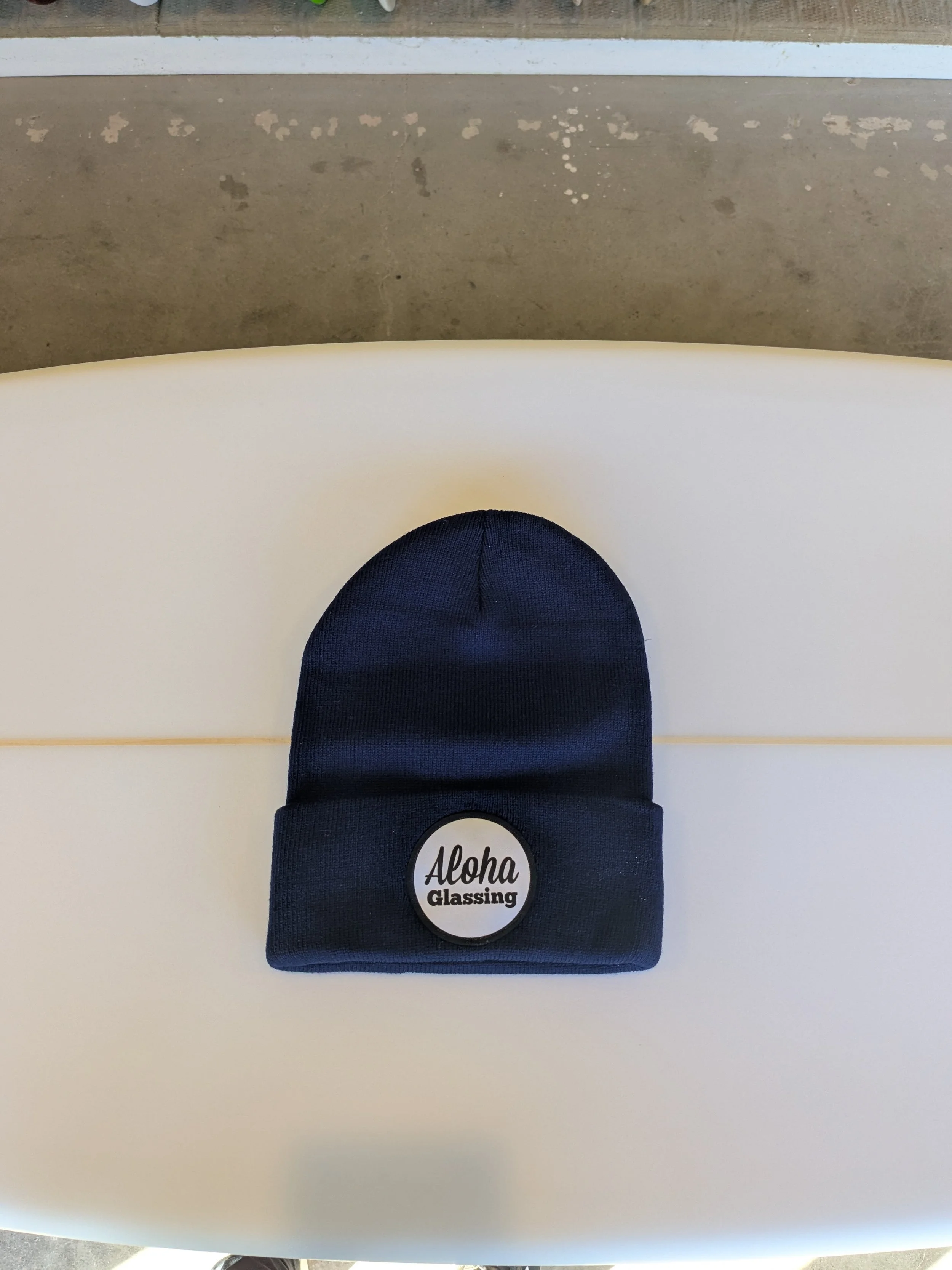 Aloha Glassing Blue Beanie