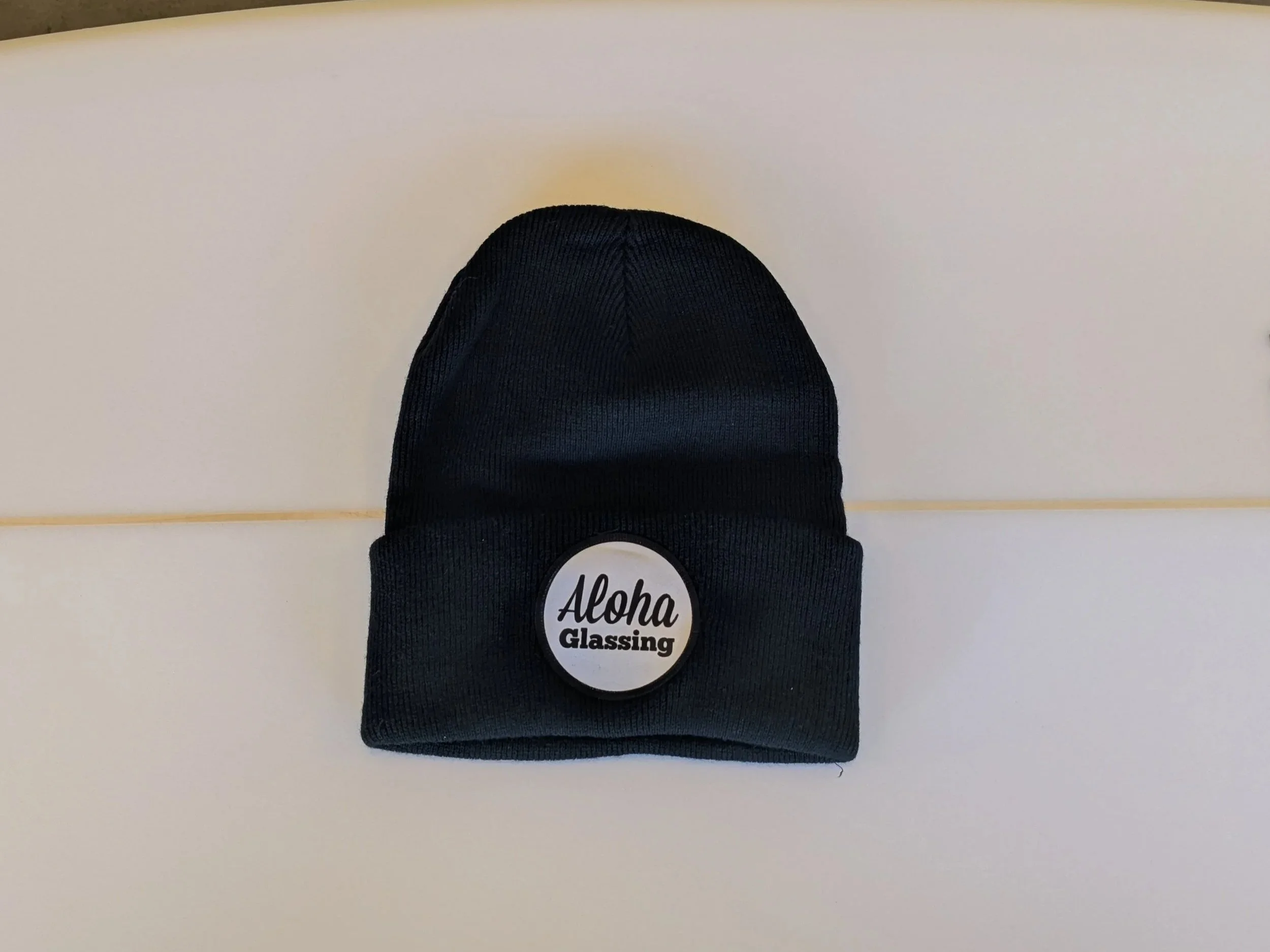 Aloha Glassing Black Beanie