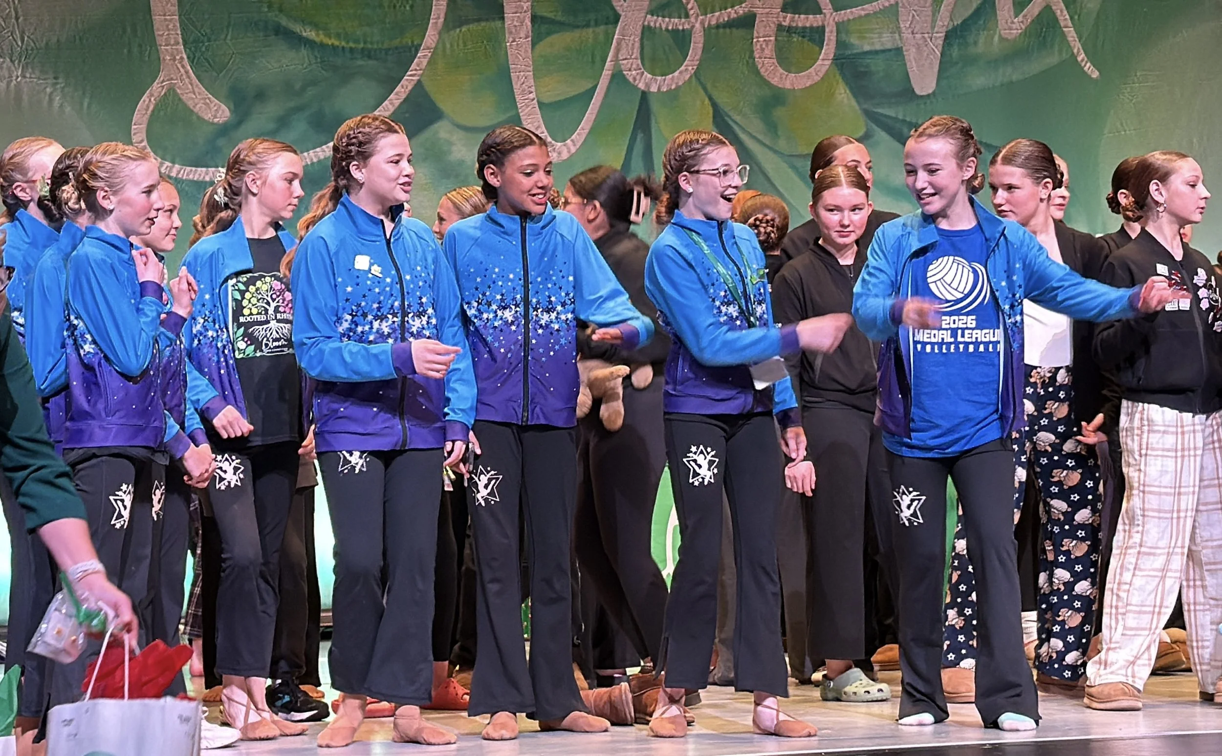 Dance team members