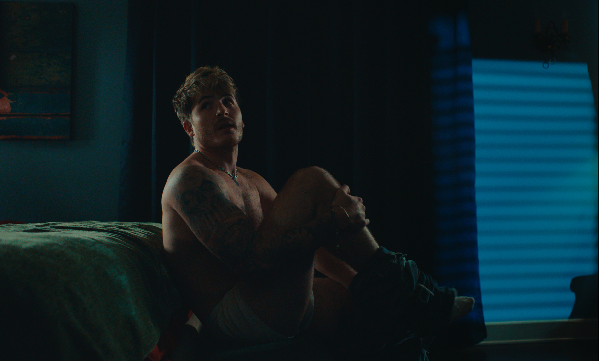 Kieron Moore in Blue Film directed by Elliot Tuttle (2025)
