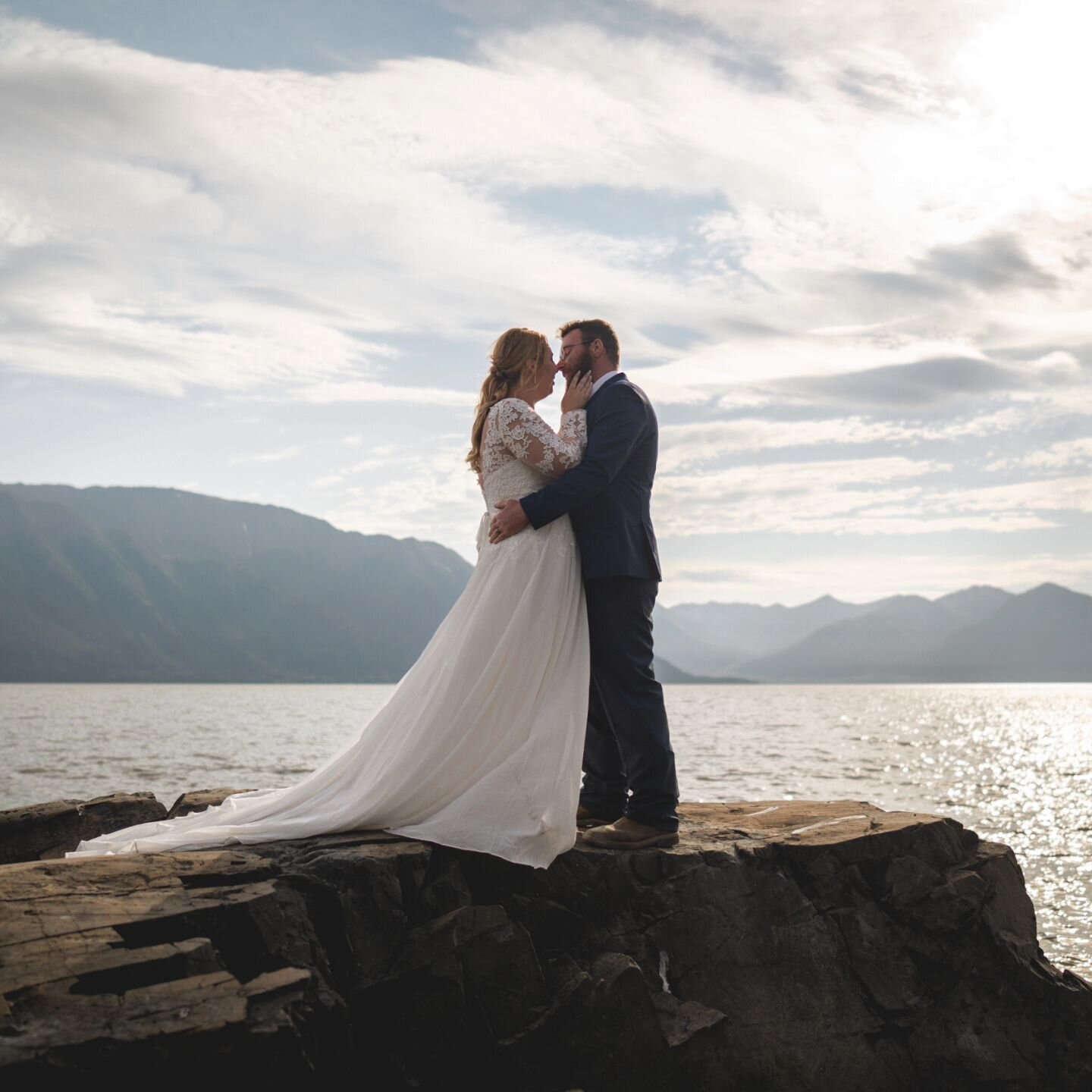 Thinking back to that one time these two eloped along a bay in Alaska