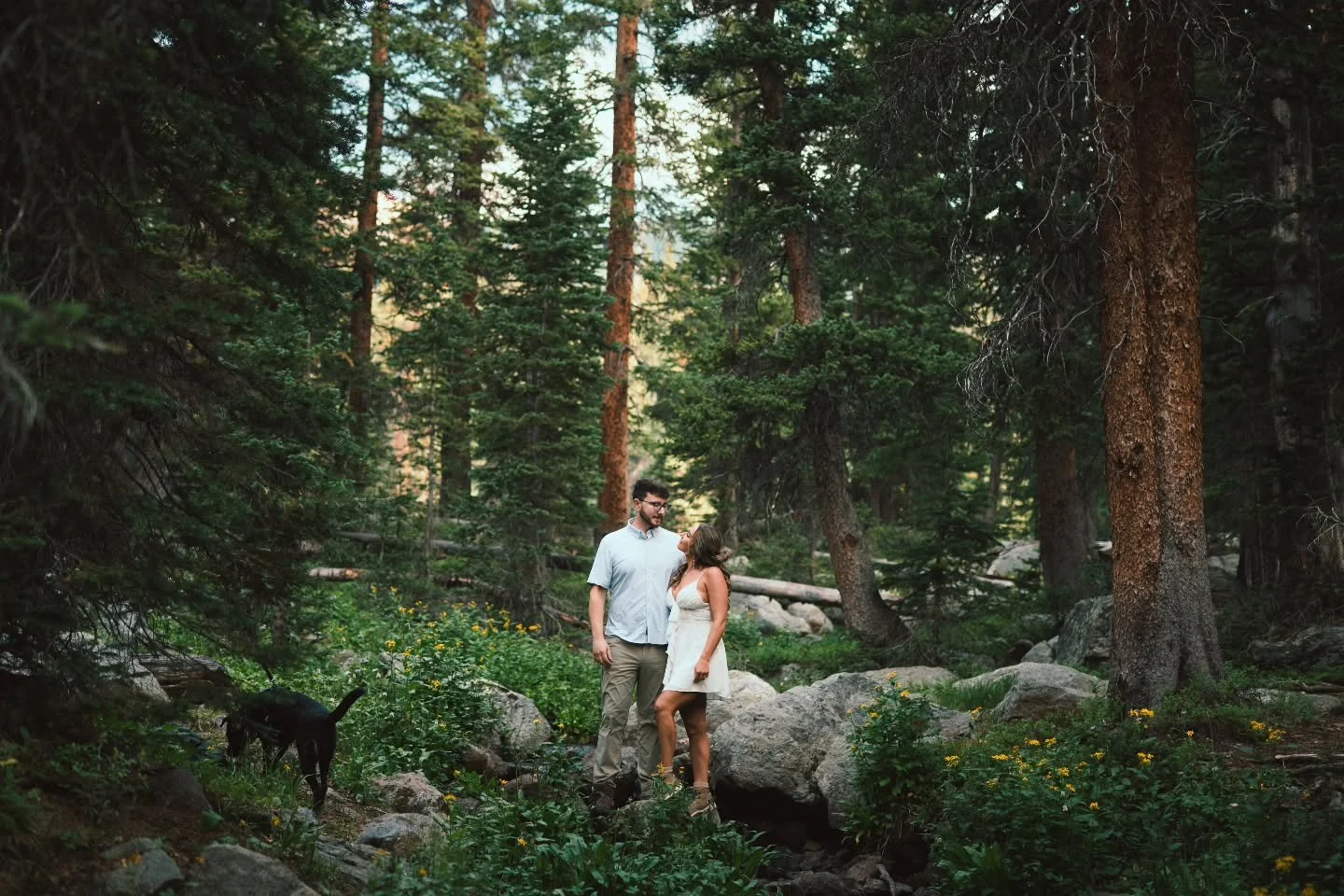 We're in the really cool part of Alli &amp; Nick's engagement. Where there's less than a month before the wedding and everything is getting ready to come together after months and months of planning.

I'm so stoked to be back in the mountains to capt
