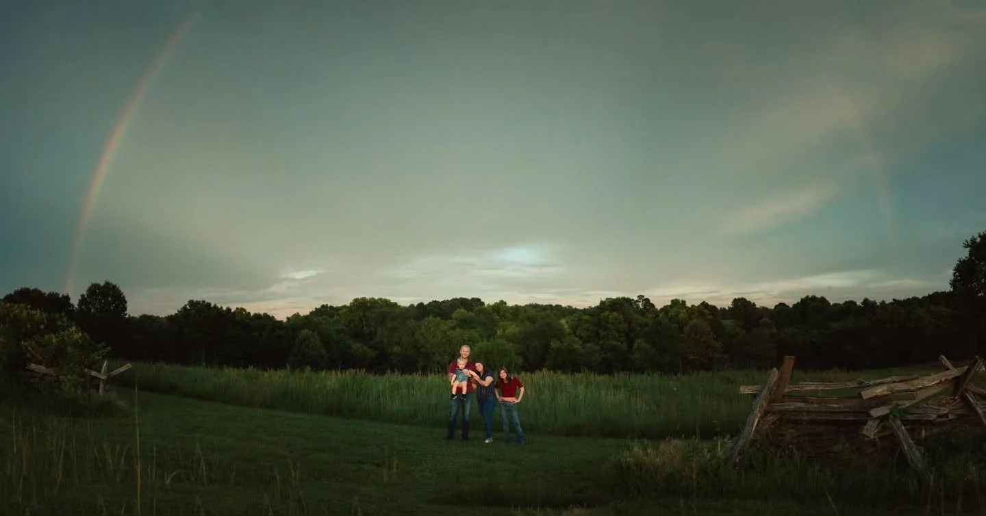 Chastity said she wanted a rainbow during her family's photoshoot, and she actually made it happen! What a cool superpower. I'd say when your family can share so many smiles and make a rainbow appear, you're doing something right.