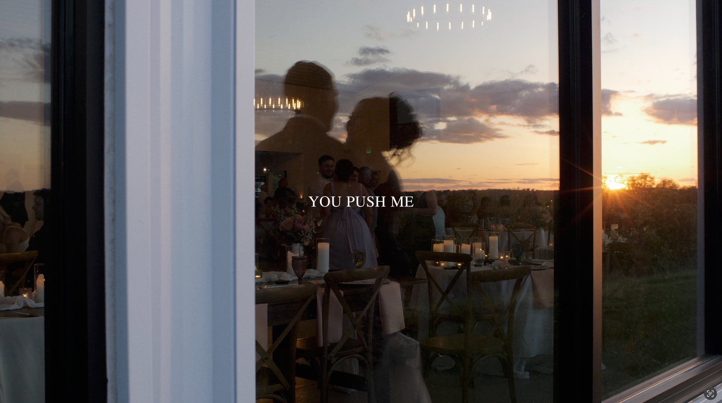 couple practice their first dance during sunset
