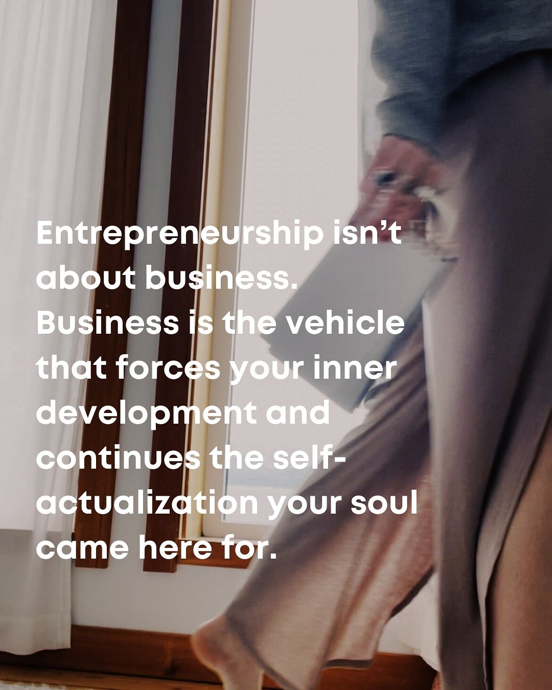 For a long time, we&rsquo;ve been taught to look at our work as something separate from us &mdash; something to optimize, fix, or push through with the right strategy. And there are sooooo many strategies, I see you all out there buying them and stru