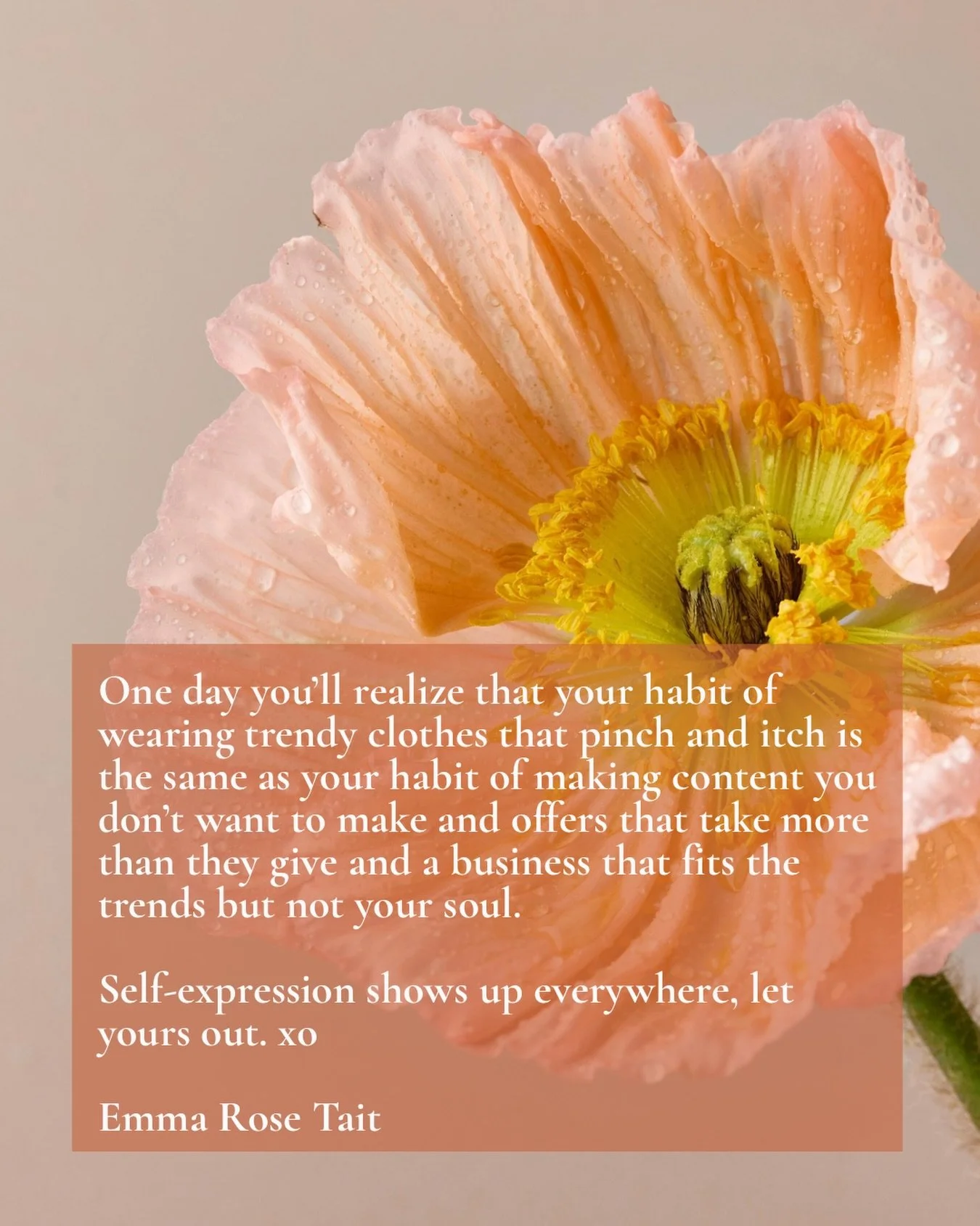 New piece on The Founder subby this week all about the journey to total self-expression. Get your finger on the pulse of this in your own world - especially if you&rsquo;ve left corporate and hustle to do your own thing - this skill is your North Sta