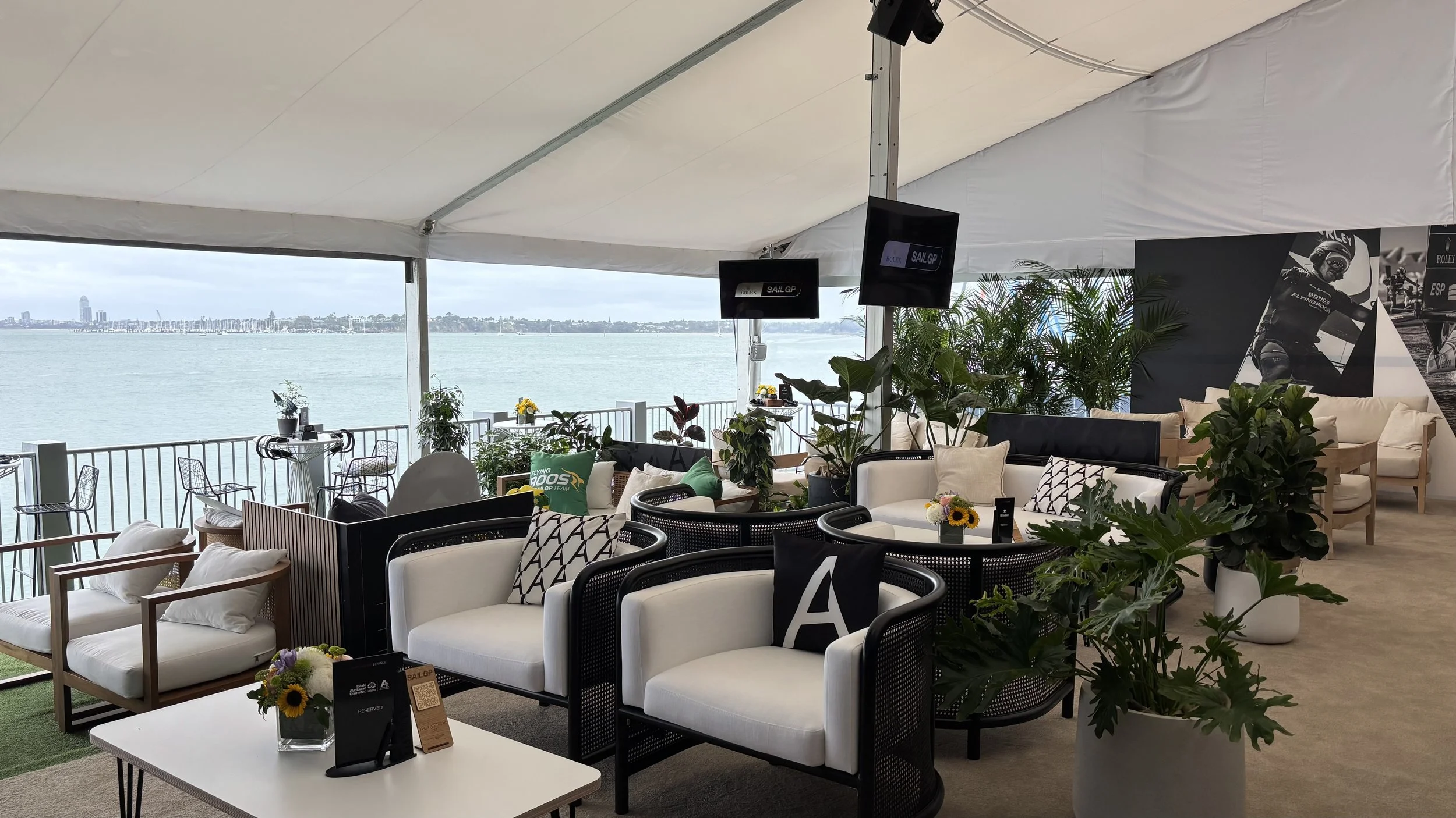 Experience Operations Lead APAC. S6 SailGP Auckland, Feb 2026. Adrenaline Lounge.