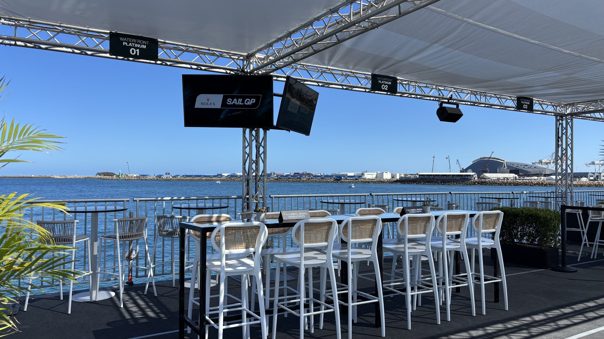 Experience Operations Lead APAC. S6 SailGP Perth Jan 2026. Waterfront Platinum & Waterfront Premium products