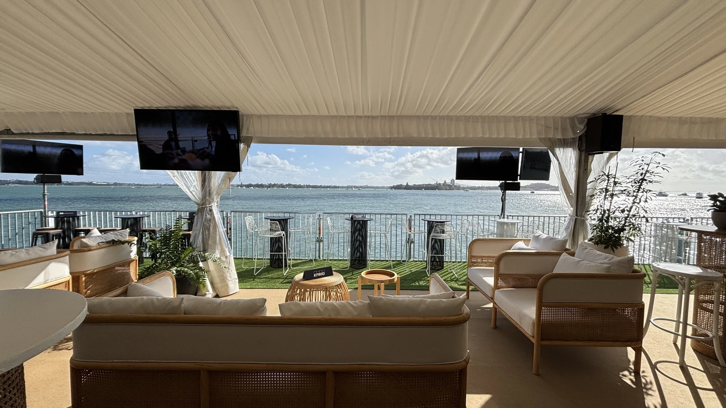 Experience Operations Lead APAC. S6 SailGP Auckland Feb 2026. Waterfront Platinum Lounge.