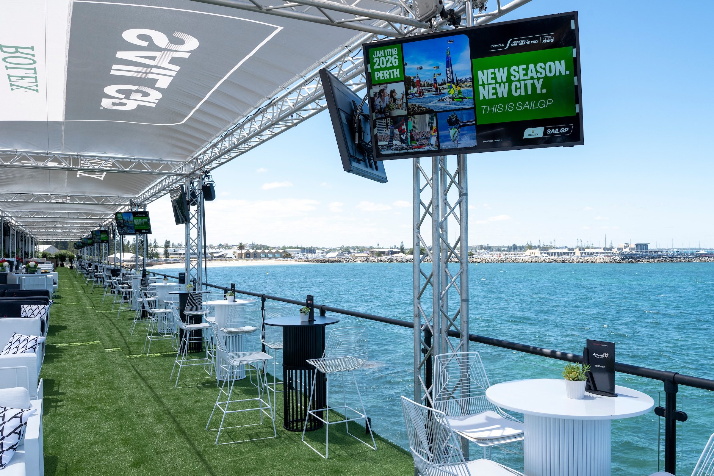 Experience Operations Lead APAC. S6 SailGP Perth 2026. Adrenaline Lounge.