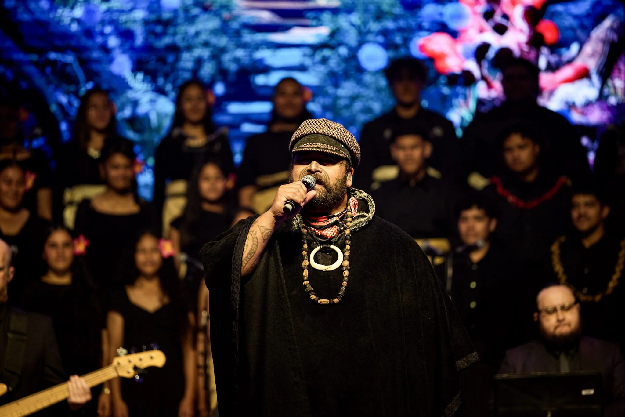 Star Gala Producer for janda productions. Troy Kingi, Sir Dave Dobbyn, Verity Howells and Auckland Pacific Youth Choir.
Photo credit Alisha Lovrich.