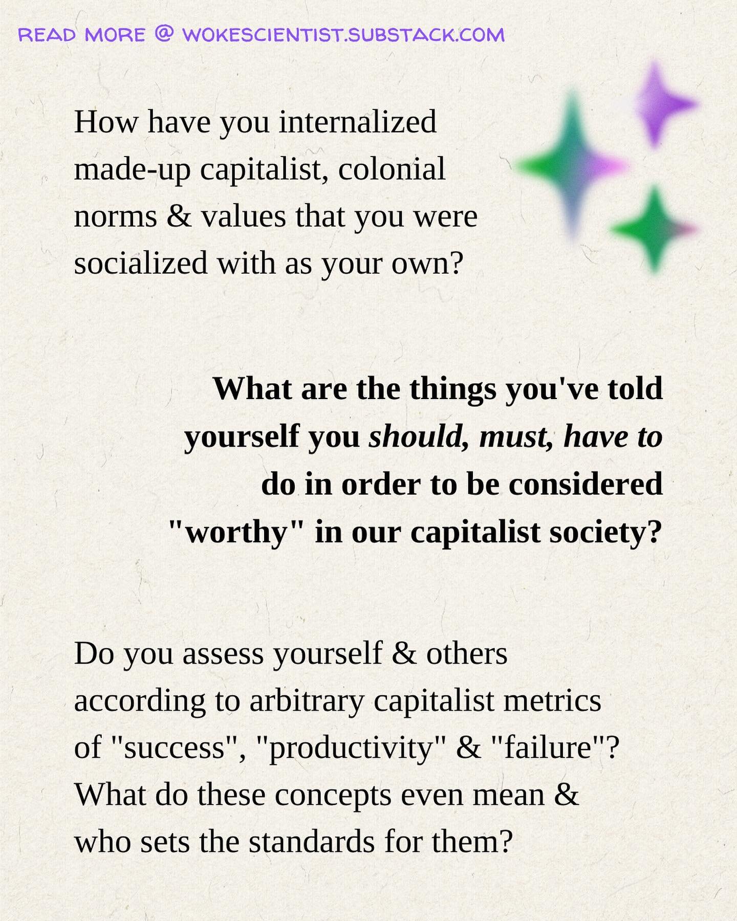Snippets from Part I &amp; II of the &ldquo;how to handle personal crises with political praxis&rdquo; Cosmic Anarchy newsletters 🌿 Part I I provide a personal example of a crisis I&rsquo;m working thru &amp; Part II includes a video where I breakdo