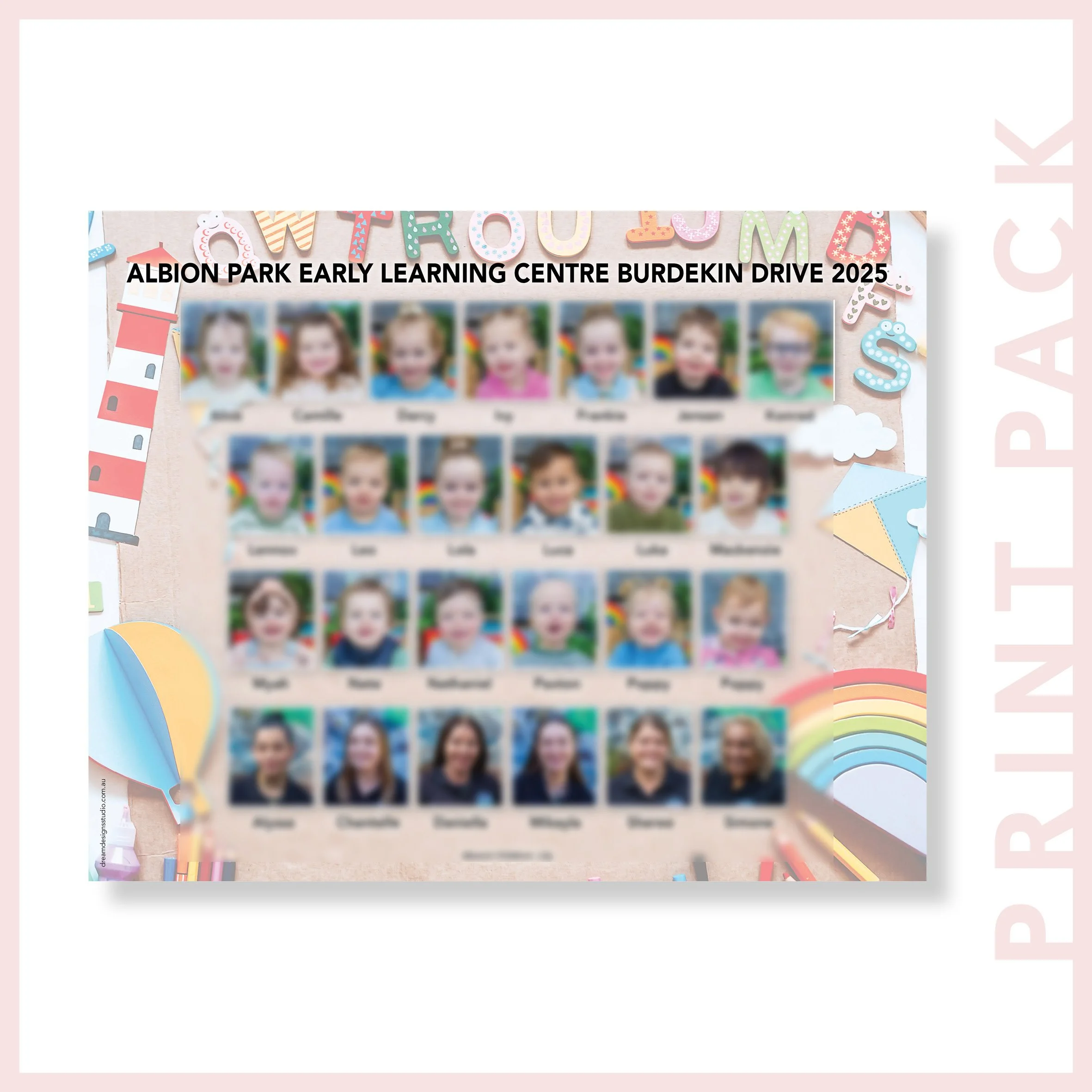 Print Class Photo Only