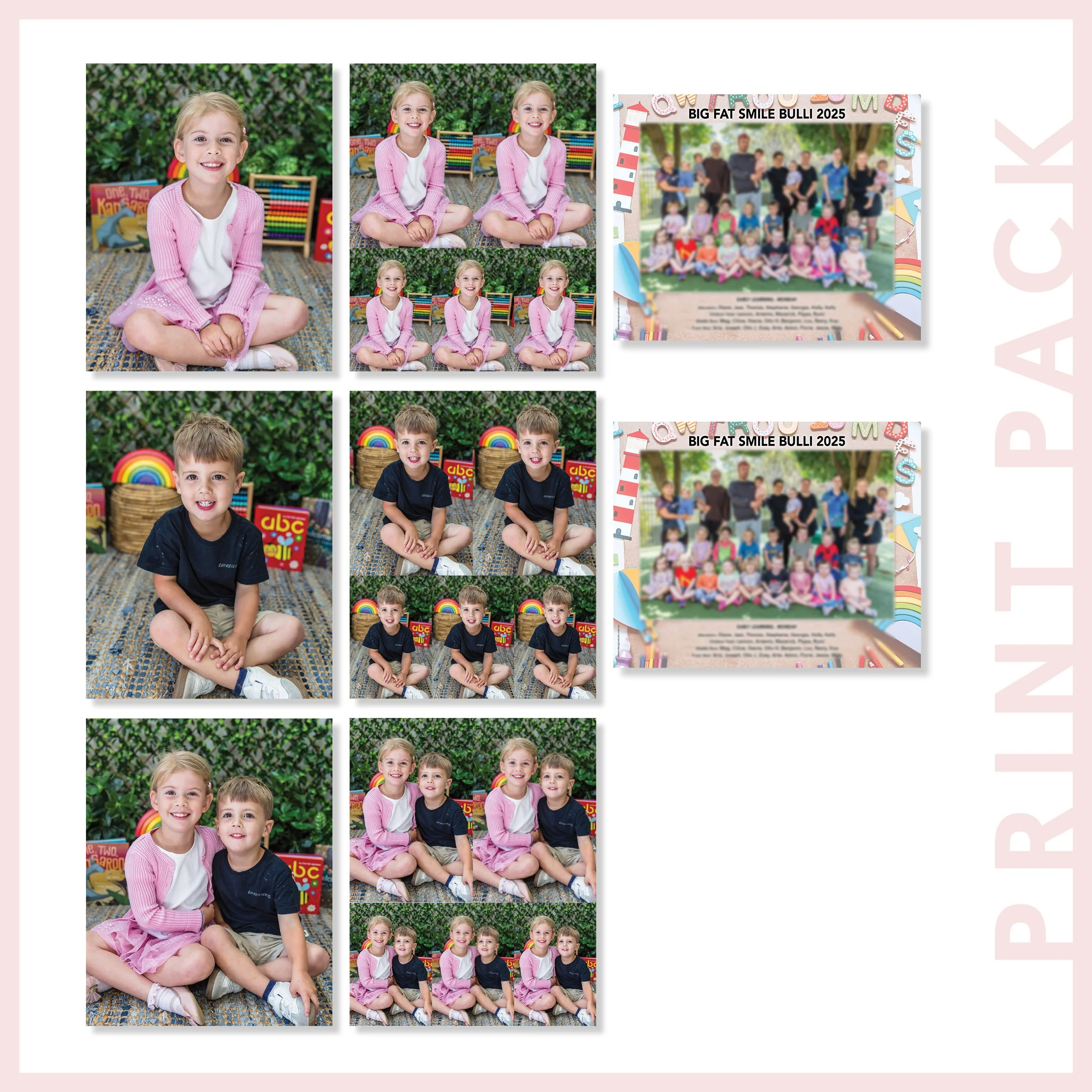 Print Package 5 - Sibling Portrait Pack