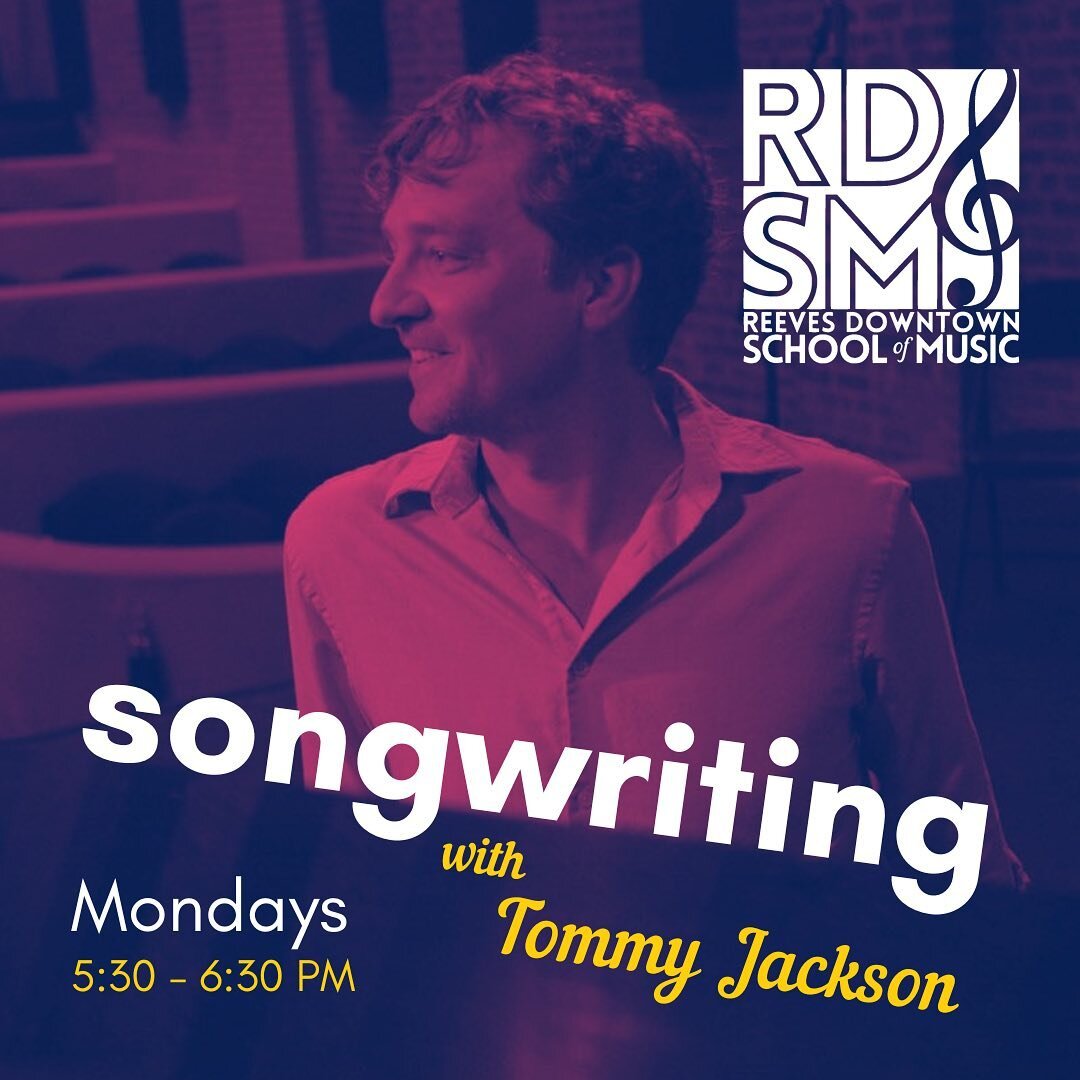 We finally got the incredible Reeves House Band Leader Tommy Jackson to come teach a class, y&rsquo;all!  Tommy has studied music and songwriting with too many talented folks to count, and we know he has lots of wisdom to pass along to our students. 