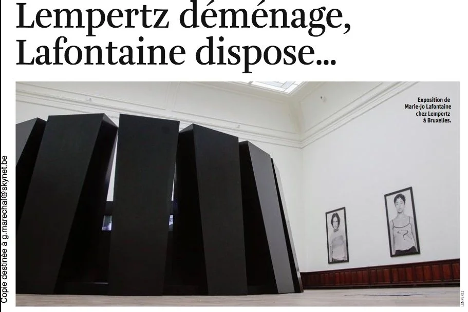 Marie-Jo Lafontaine chez Lempertz Brussels