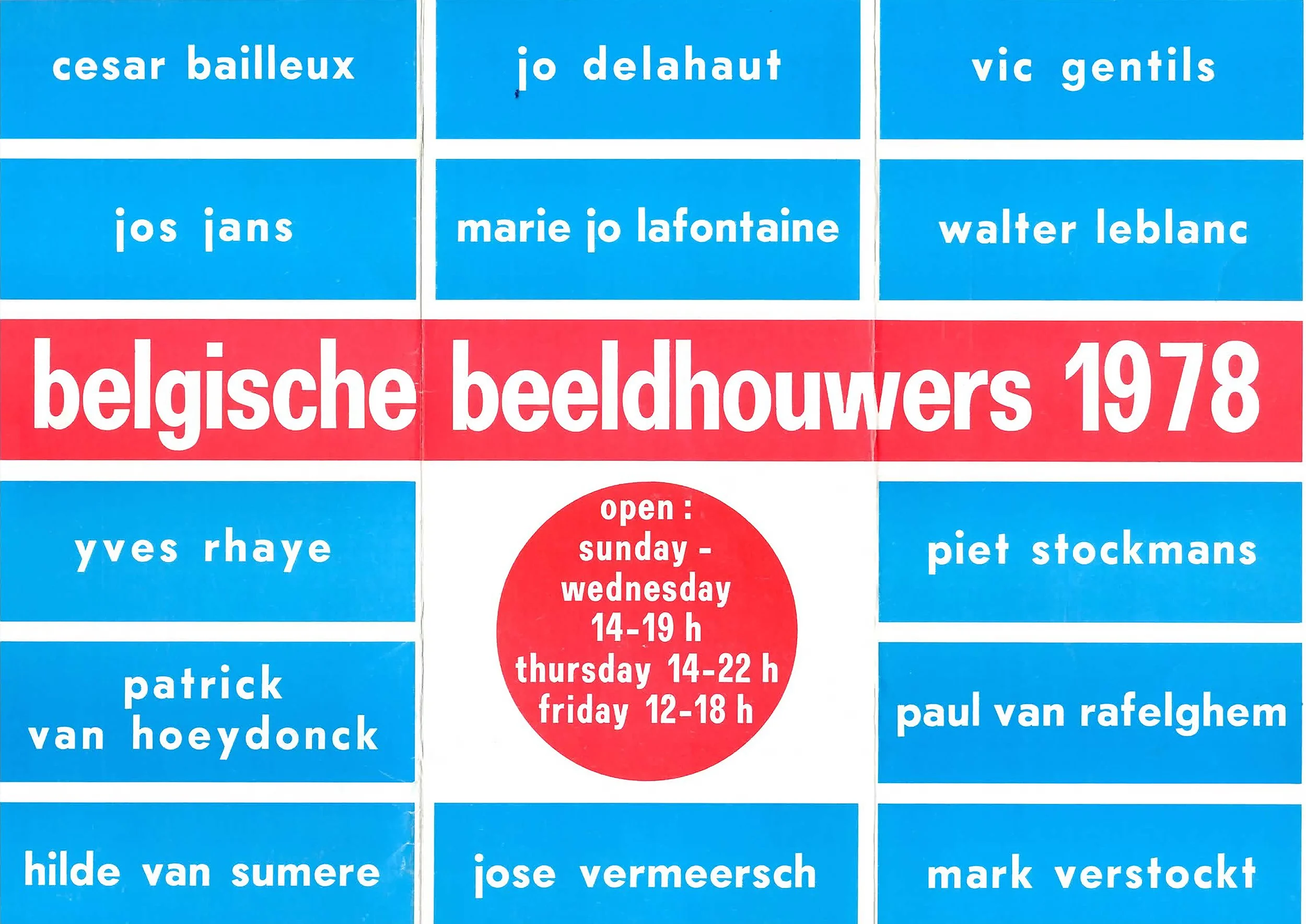 BELGISCHE BEELDHOUWERS 1978