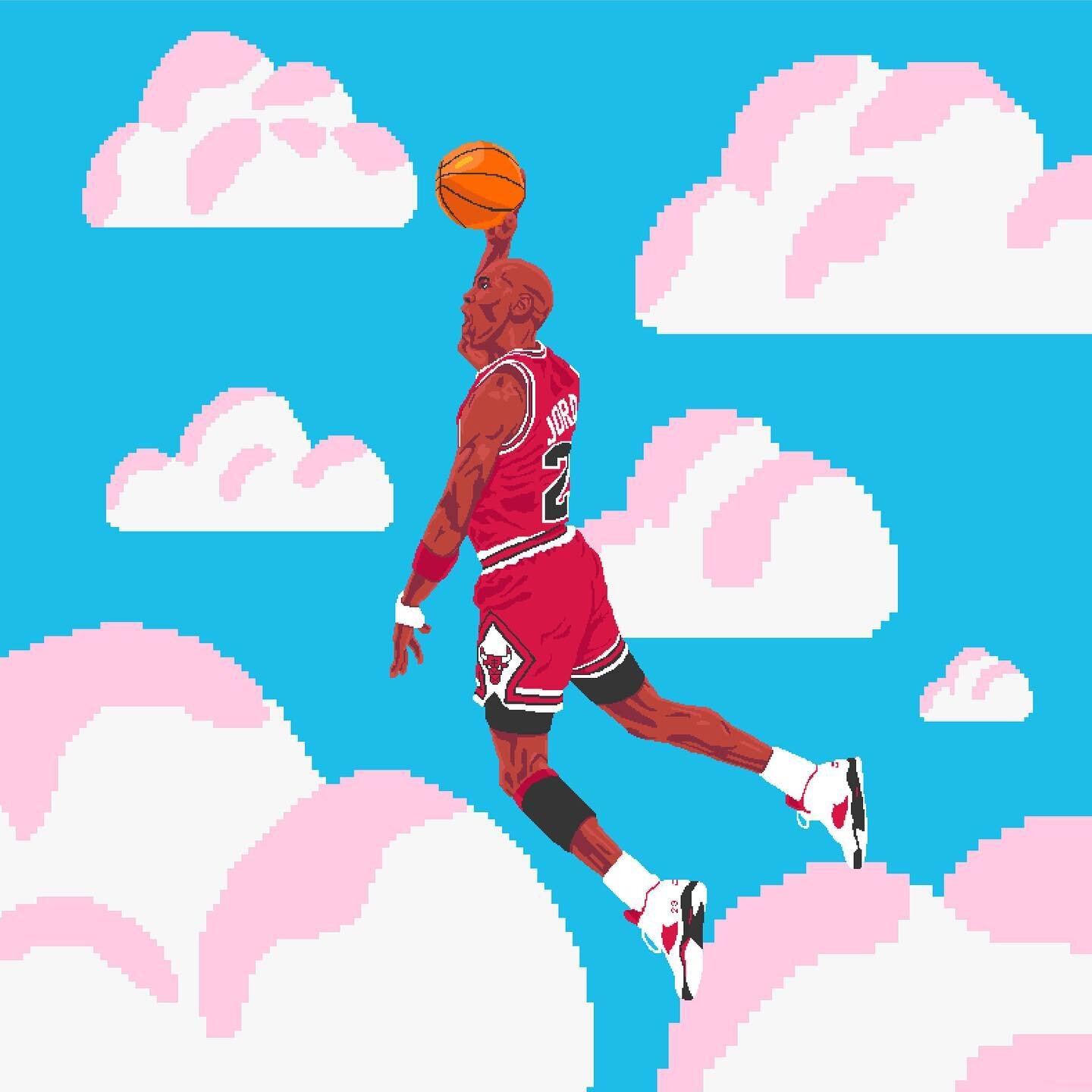 Ever seen a flying GOAT?

&mdash;&mdash;

Straight Outta Nintendo: Part 1 PRINTS COMING SOON!

____
____
____

#mjmondays #michaeljordan #jordans #airjordan #chicagobulls #intheclouds #nbaart #nbaartwork #basketballartwork #pixelart #graphicdesigner 