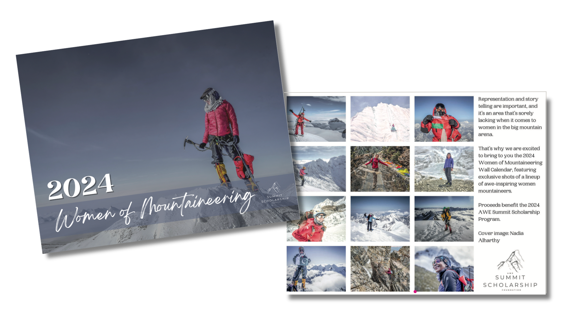 The Women of Mountaineering Calendar — The AWE Summit Scholarship Foundation