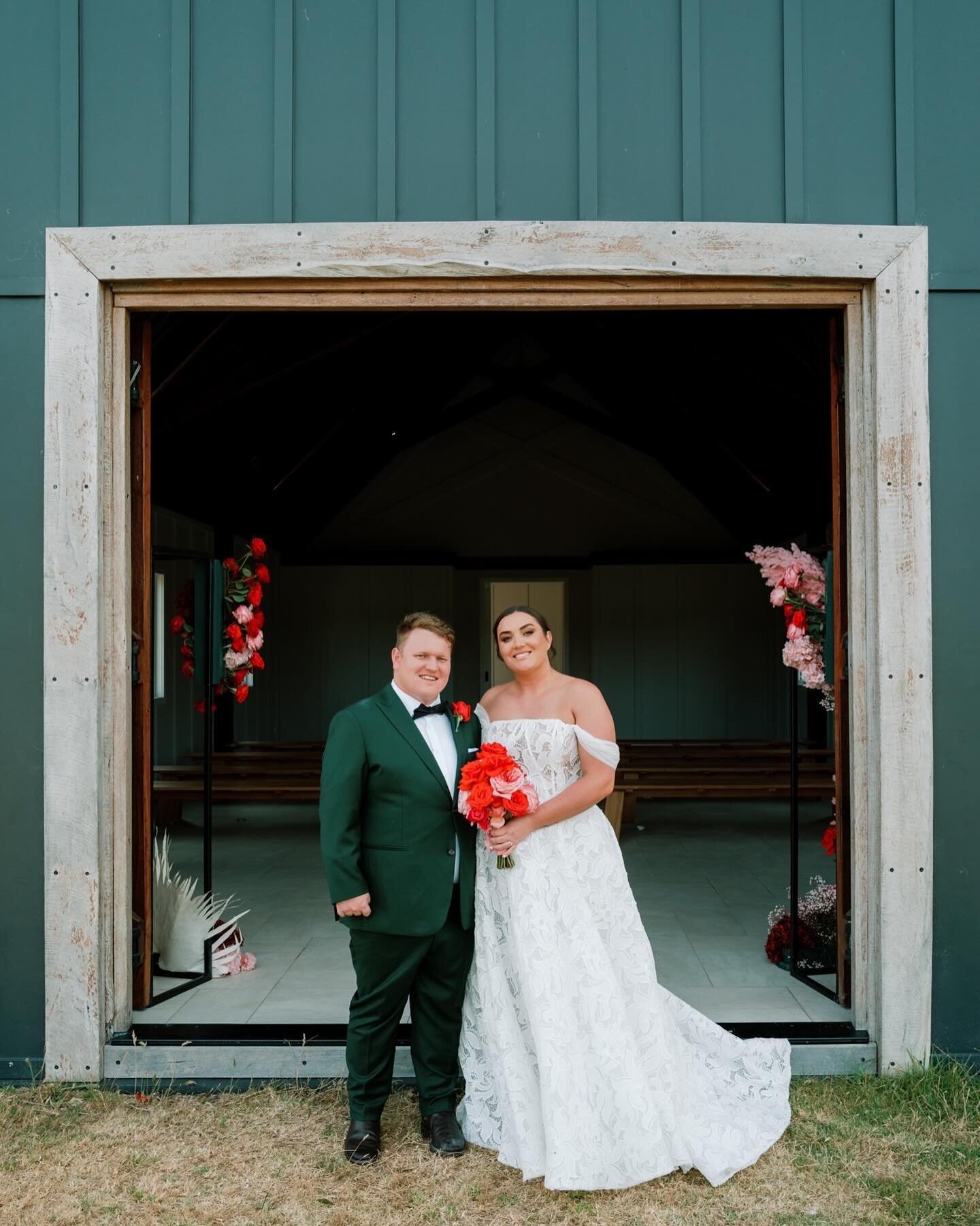 ~ Courtney &amp; Jack

A very special day for two very special people 💙

Bride @courtneycollins____ wears DAHLIA by @ella_moda which features a curved bodice and full skirt in a stunning guipure lace. Available to try and order in studio.

Wonderful