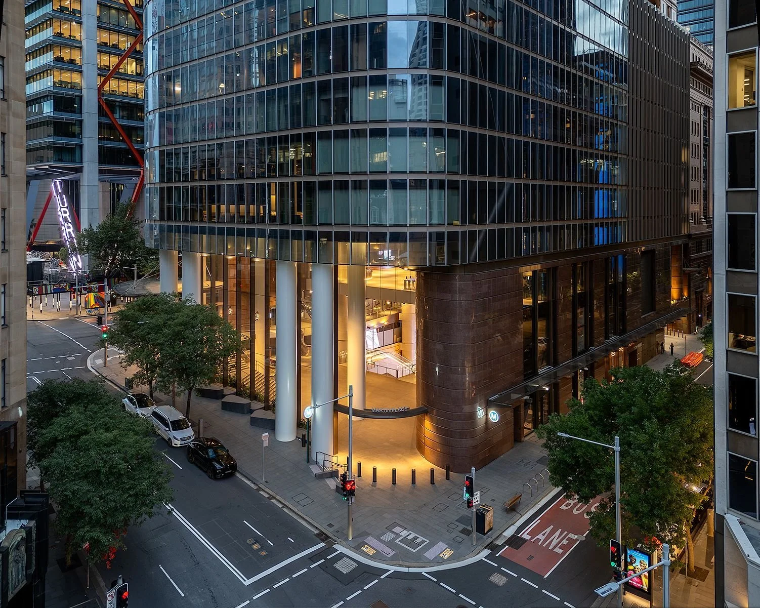 Martin Place Metro station retail precinct, Sydney CBD