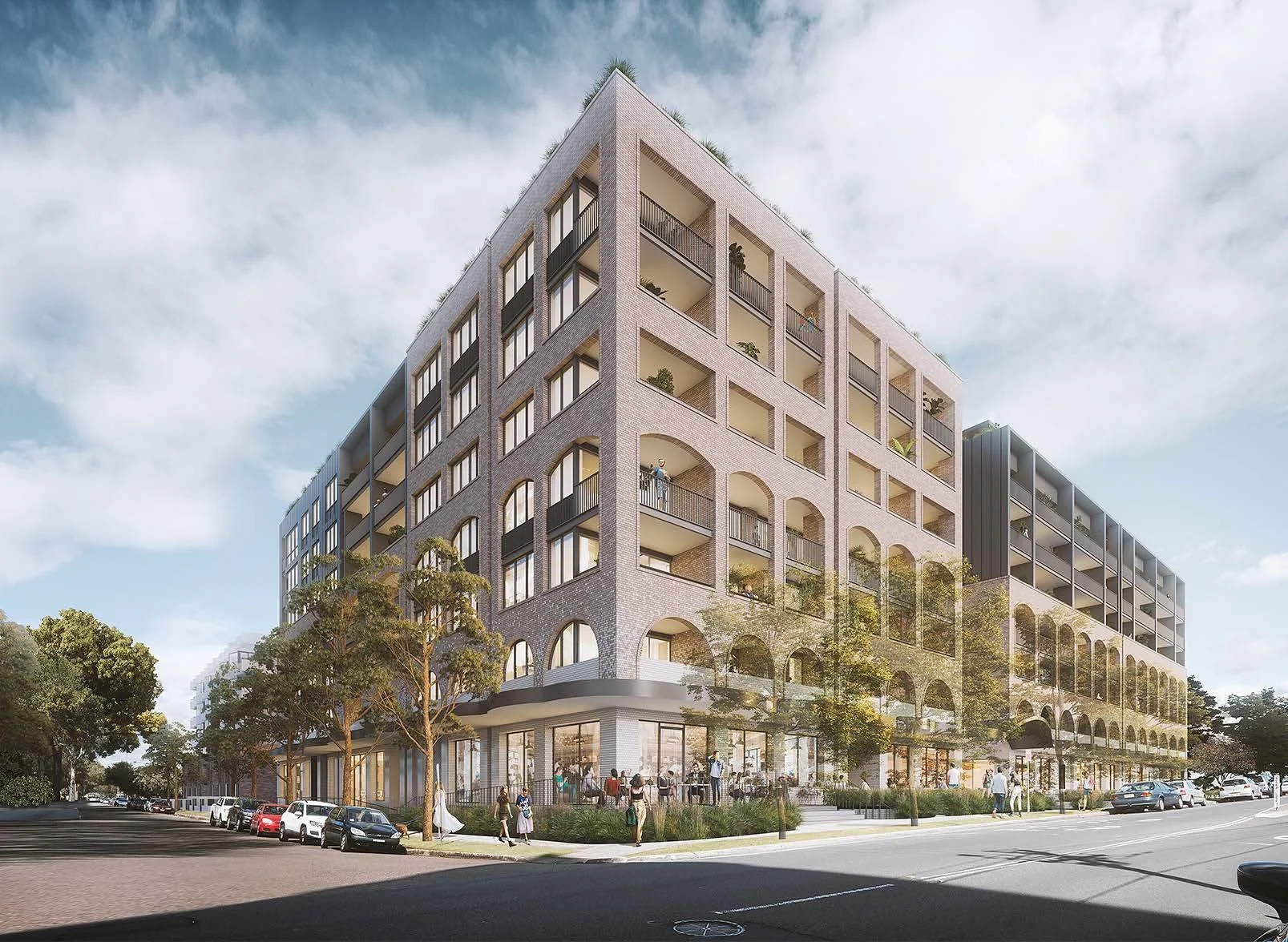 Inglis Lane, down below the Inglis Residences, will be a 2200sqm retail and hospitality hub housing a curated mix of food and boutique businesses, including Fruitologist