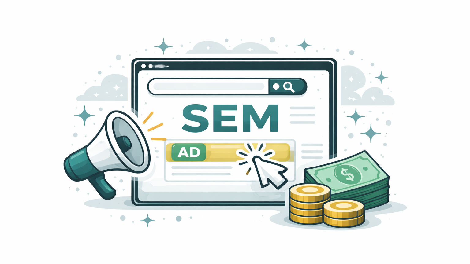 Hakukonemarkkinointi (SEM)
