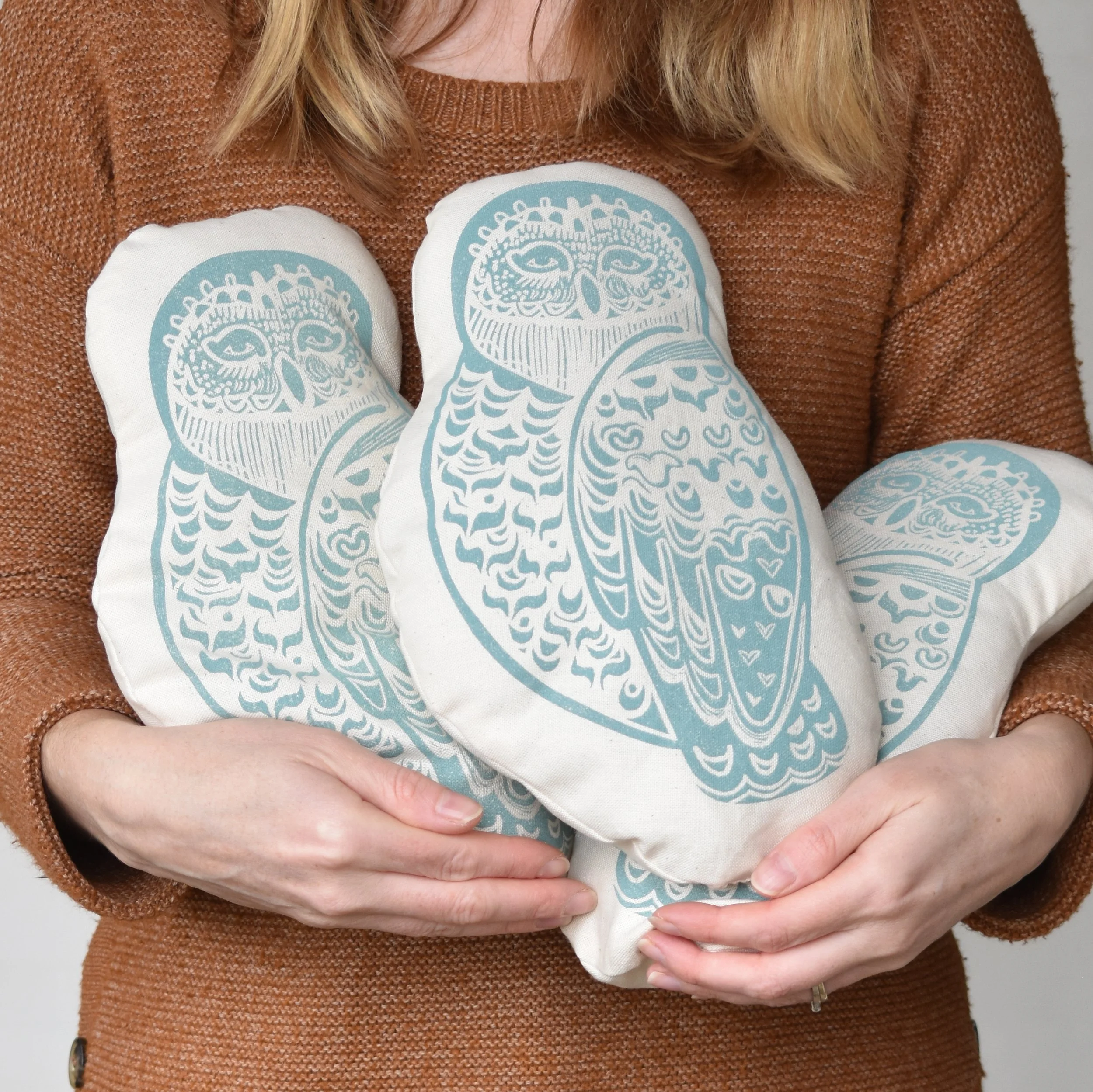 owls // decorative cushions